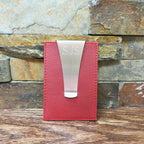 Leather Card Holder w/ Money Clip