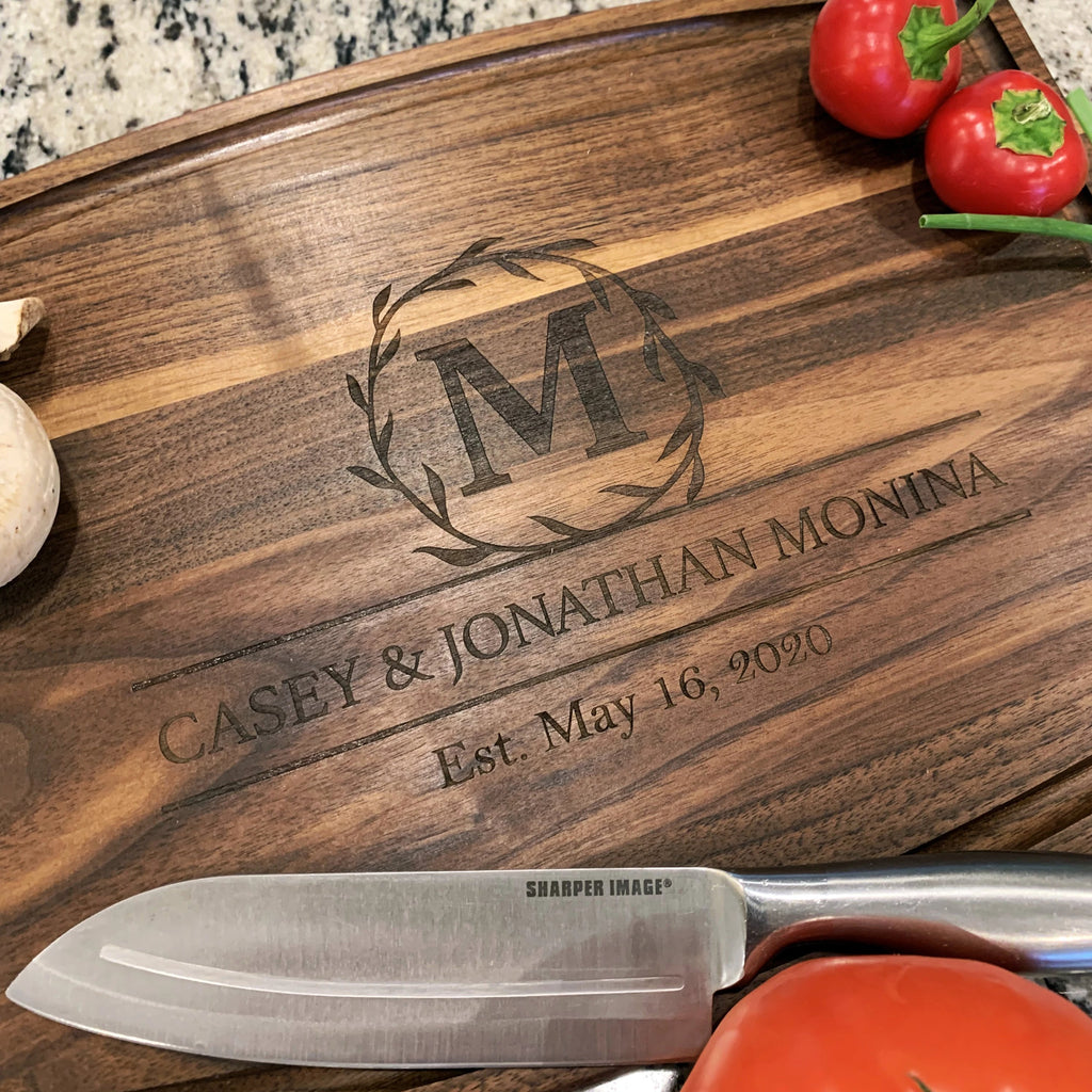 Customized Wood Cutting Board.