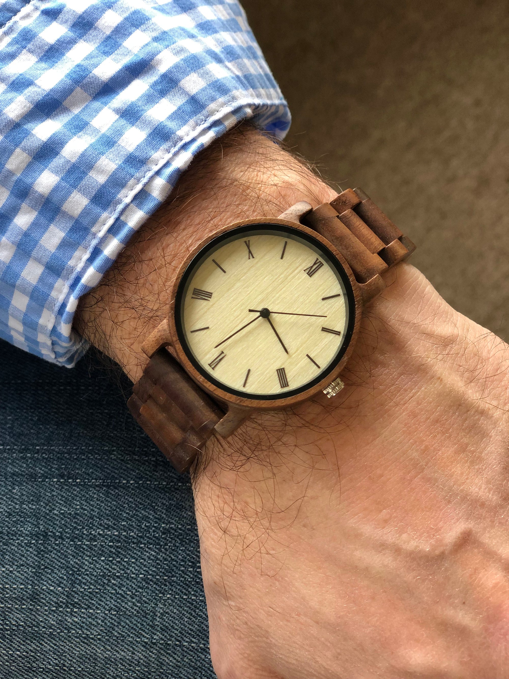 Personalized Wooden Wrist Watch