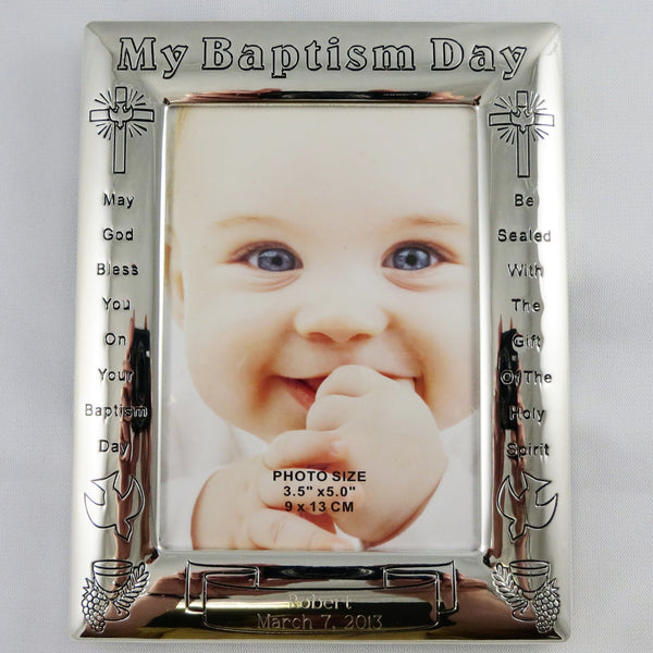 Personalized Baptism Picture Frame