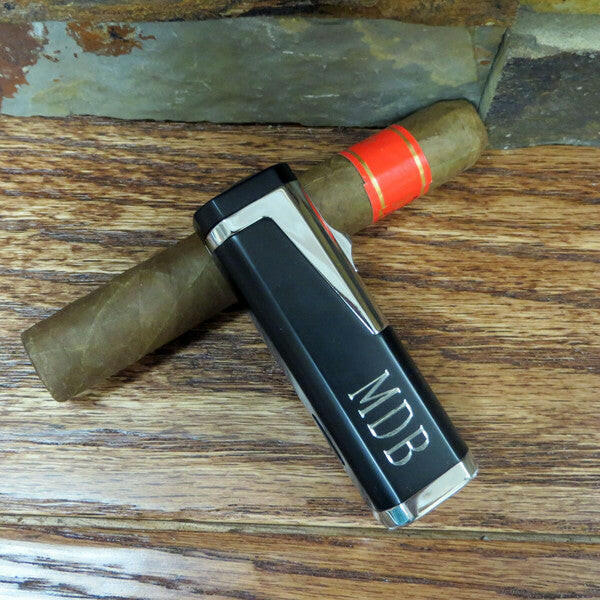 Cigar Lighter with Cigar Cutter Set