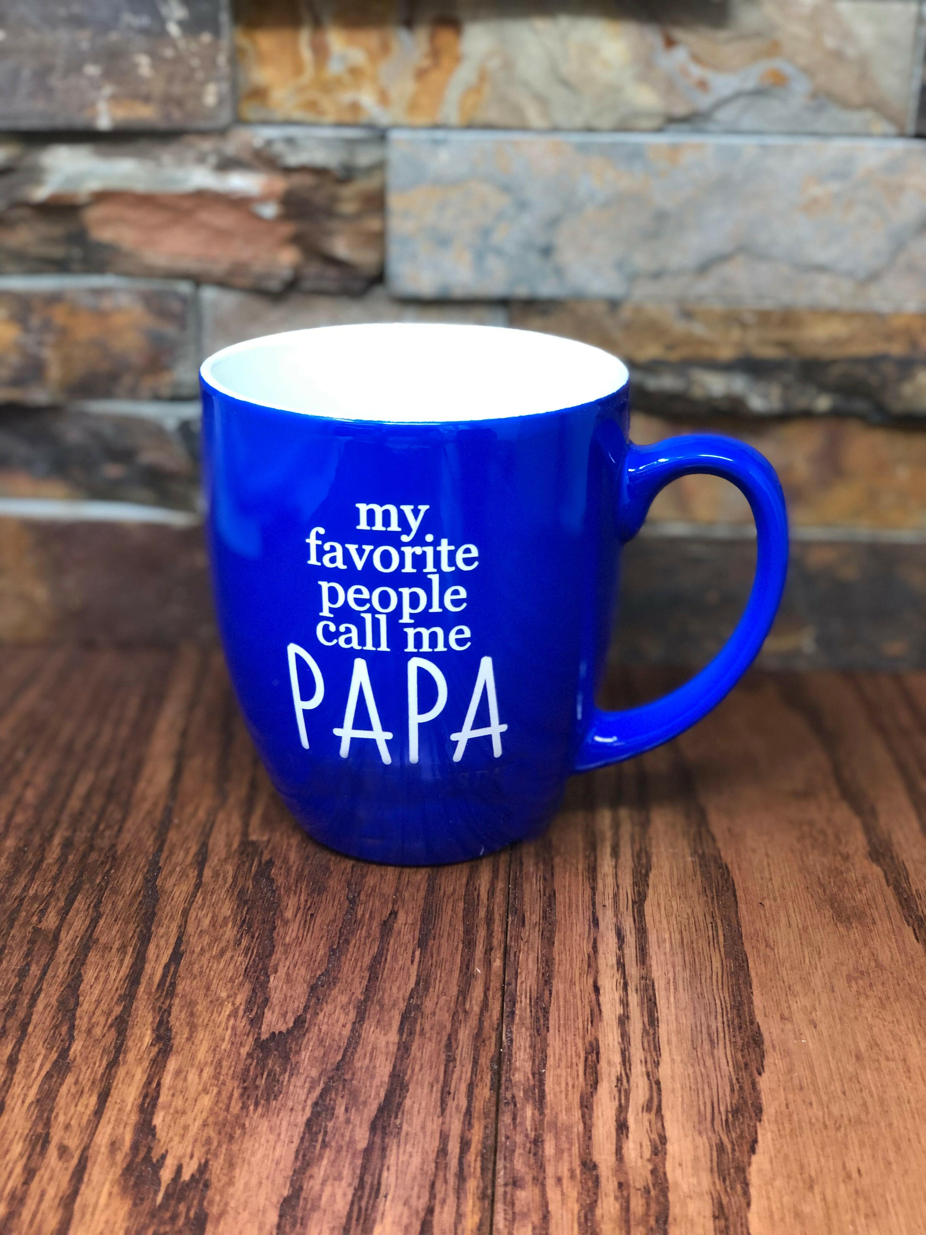 Personalized 16 oz Coffee Mug Bistro Style.