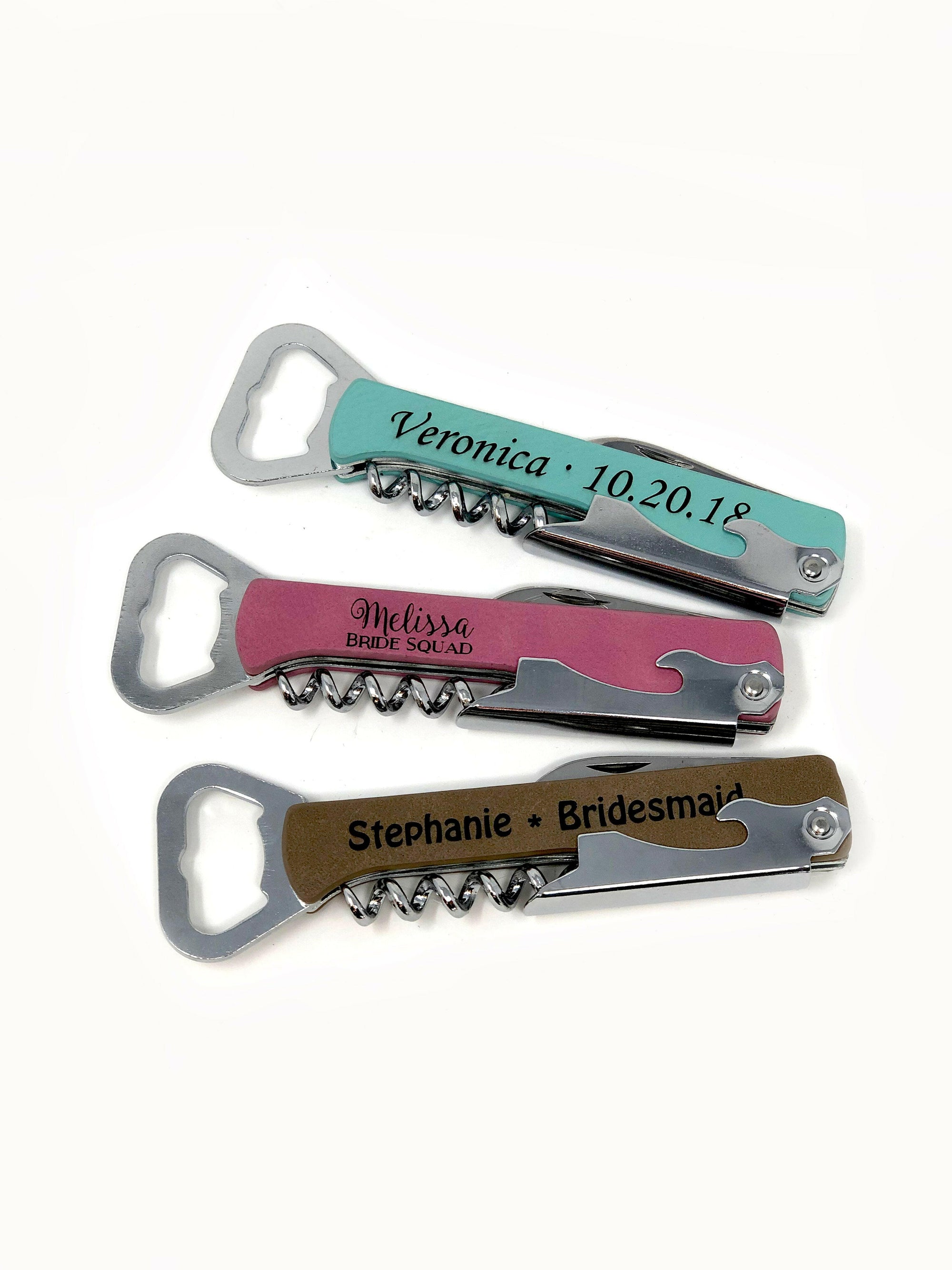 Personalized Beer Bottle and Wine Opener.