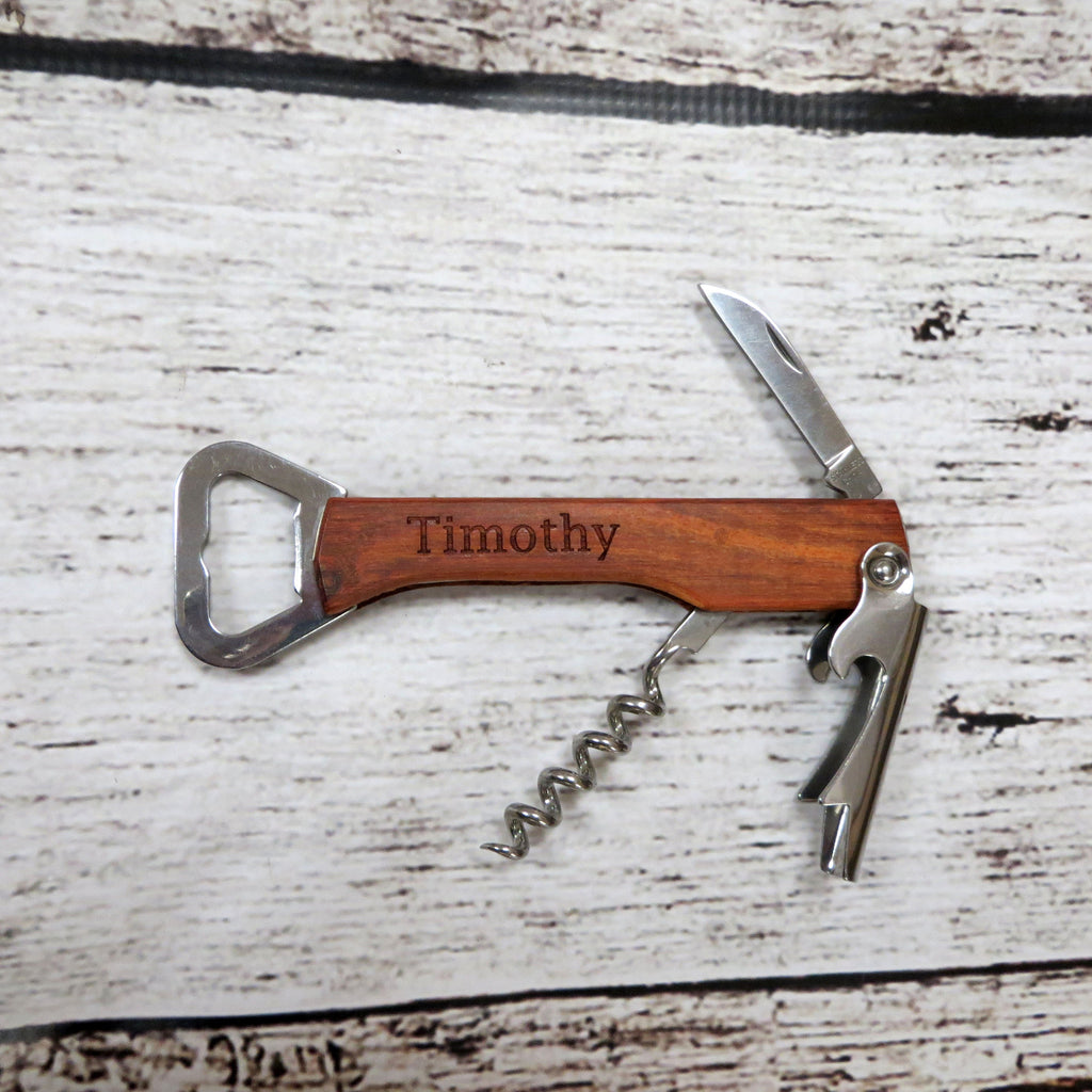 Personalized Wine & Bottle Opener