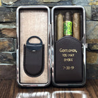 Folding Personalized Cigar Case