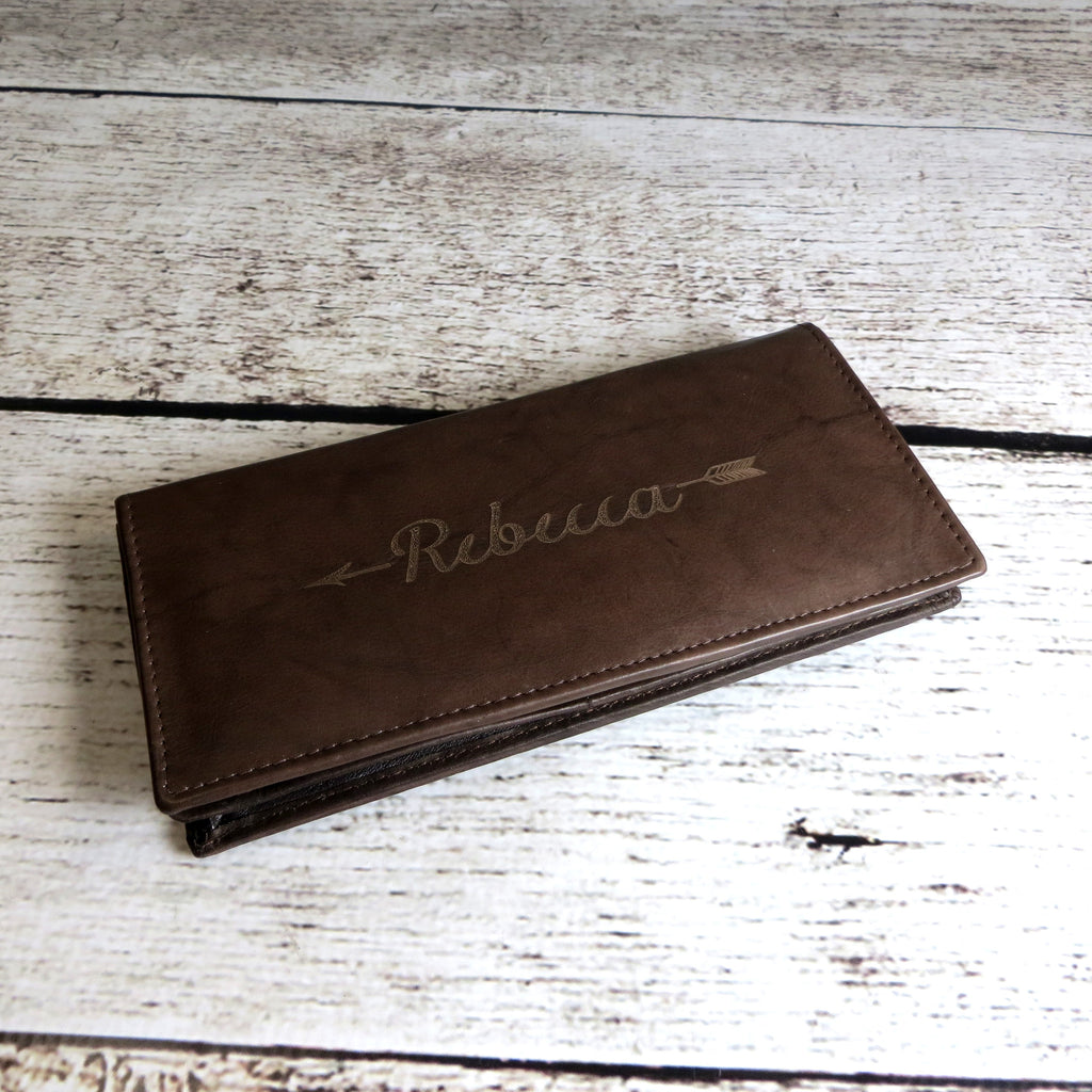 Personalized Leather Women's Wallet