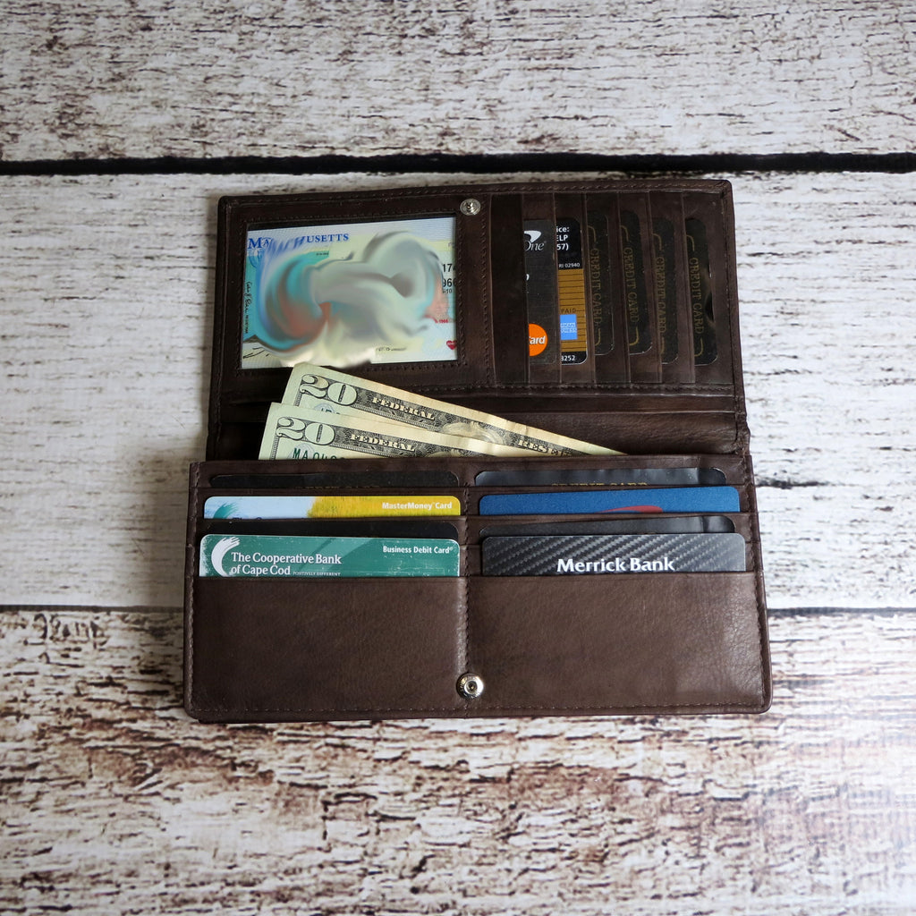 Personalized Leather Women's Wallet