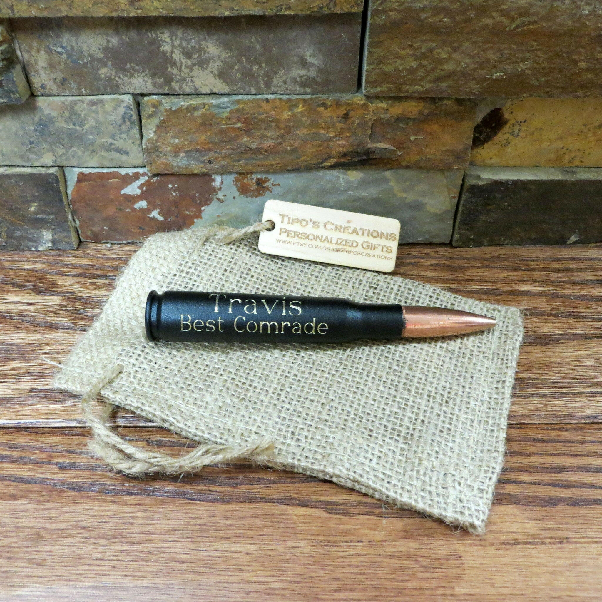 50 Caliber Military Bullet bottle Opener.