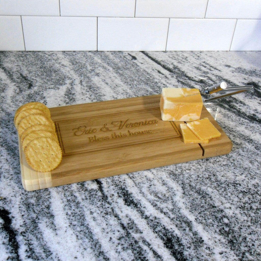 Personalized Cheese Cutting Board.