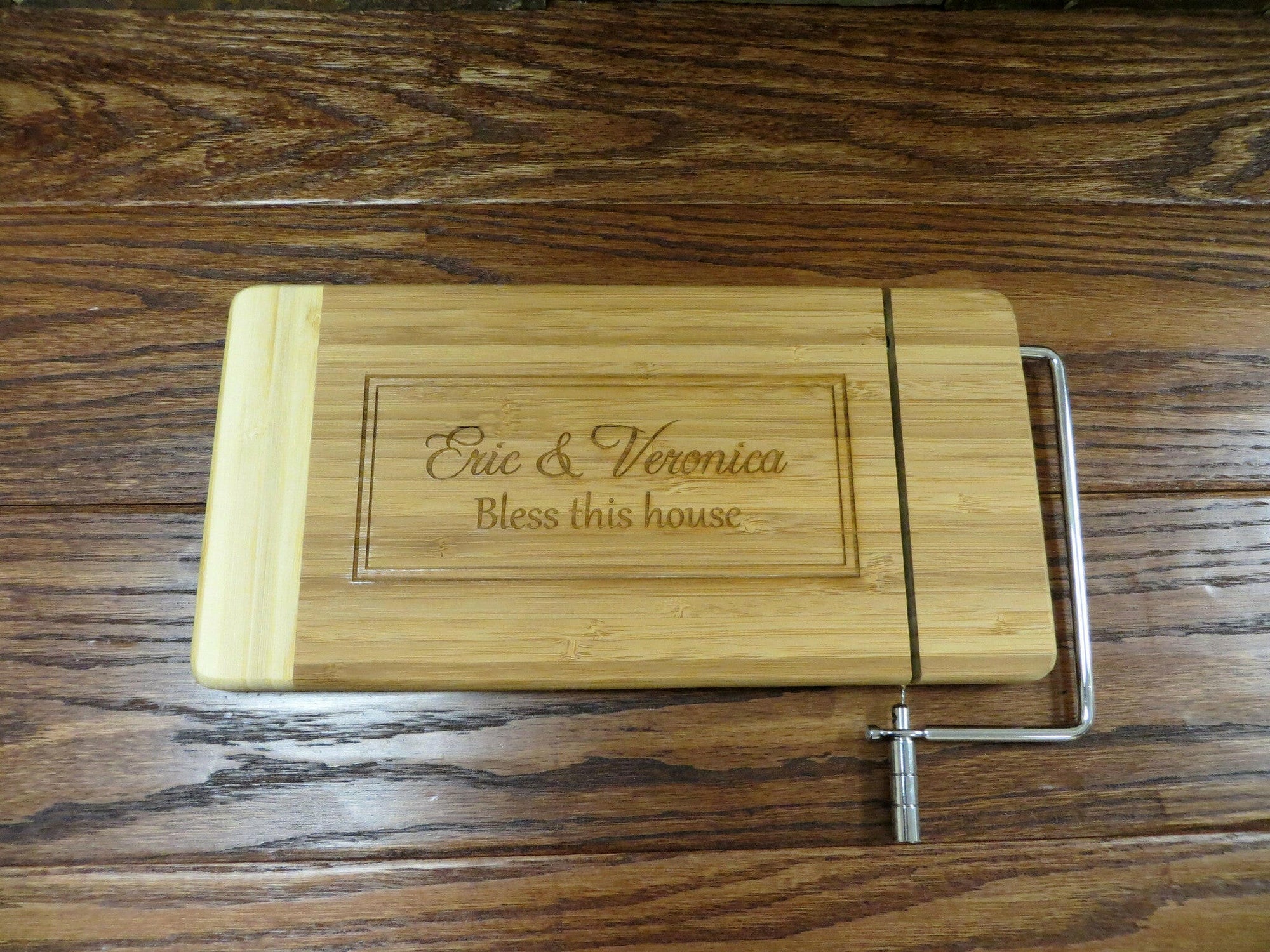 Personalized Cheese Cutting Board.