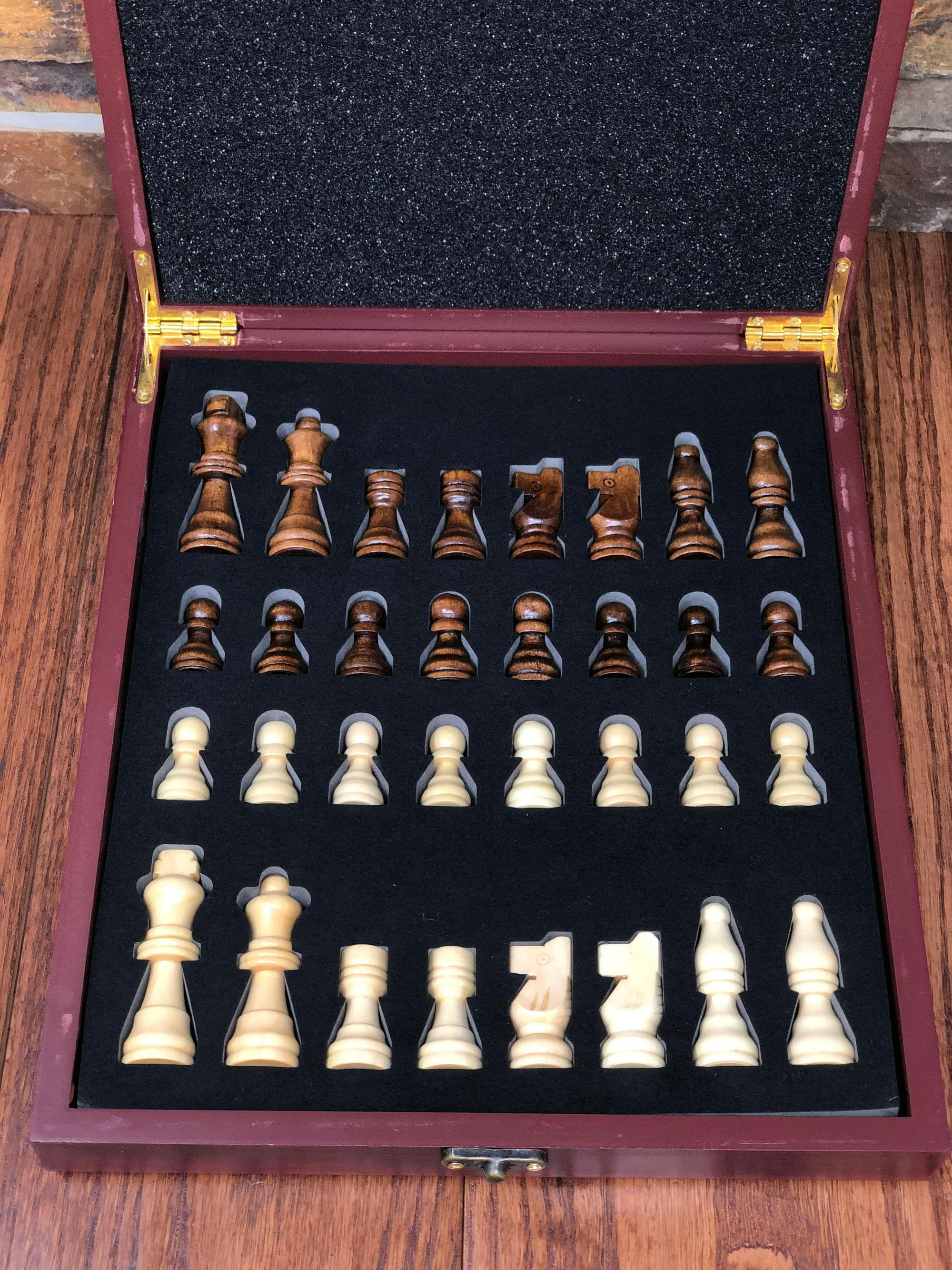 Personalized Chess Board Game Set.