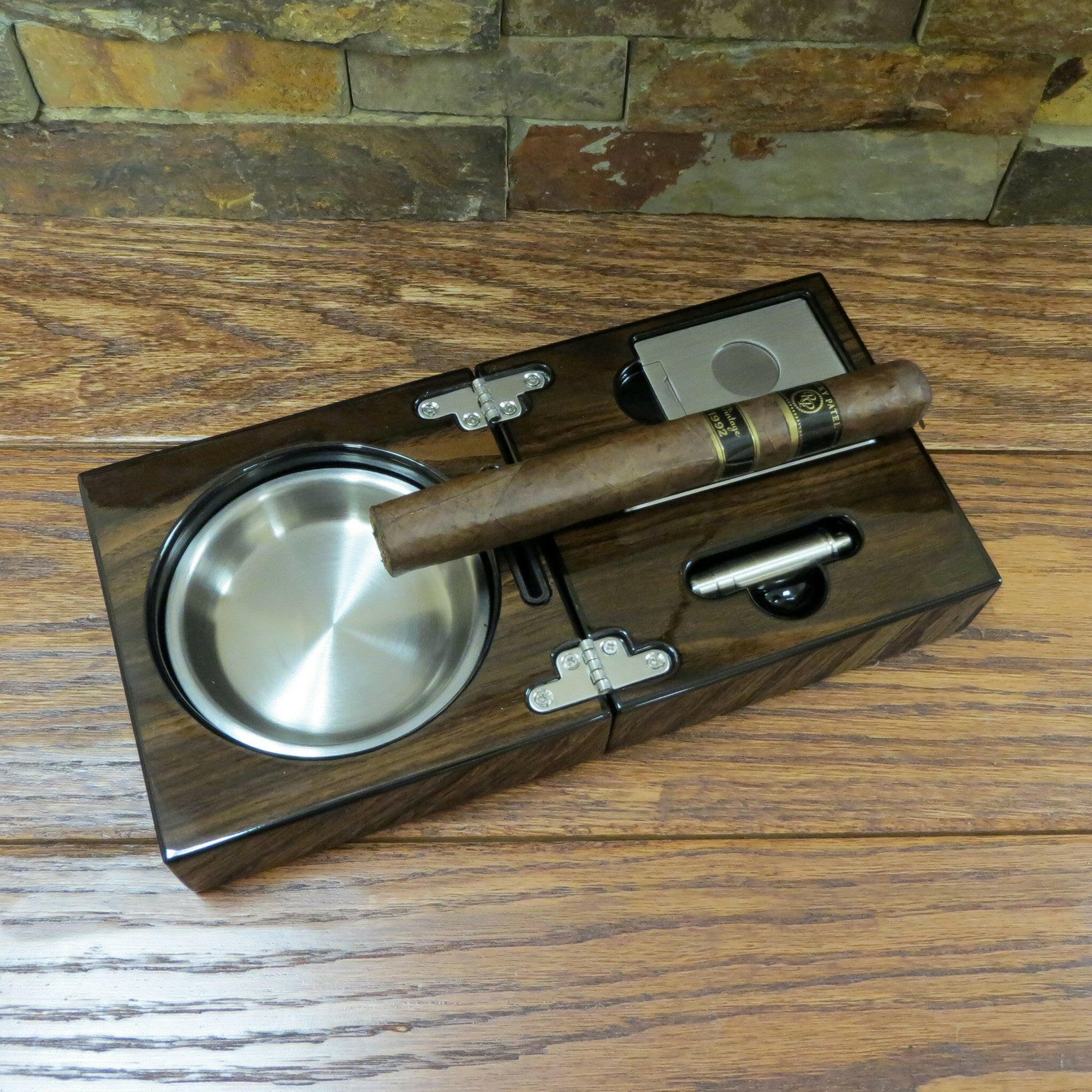 Personalized Cigar Ash Tray.