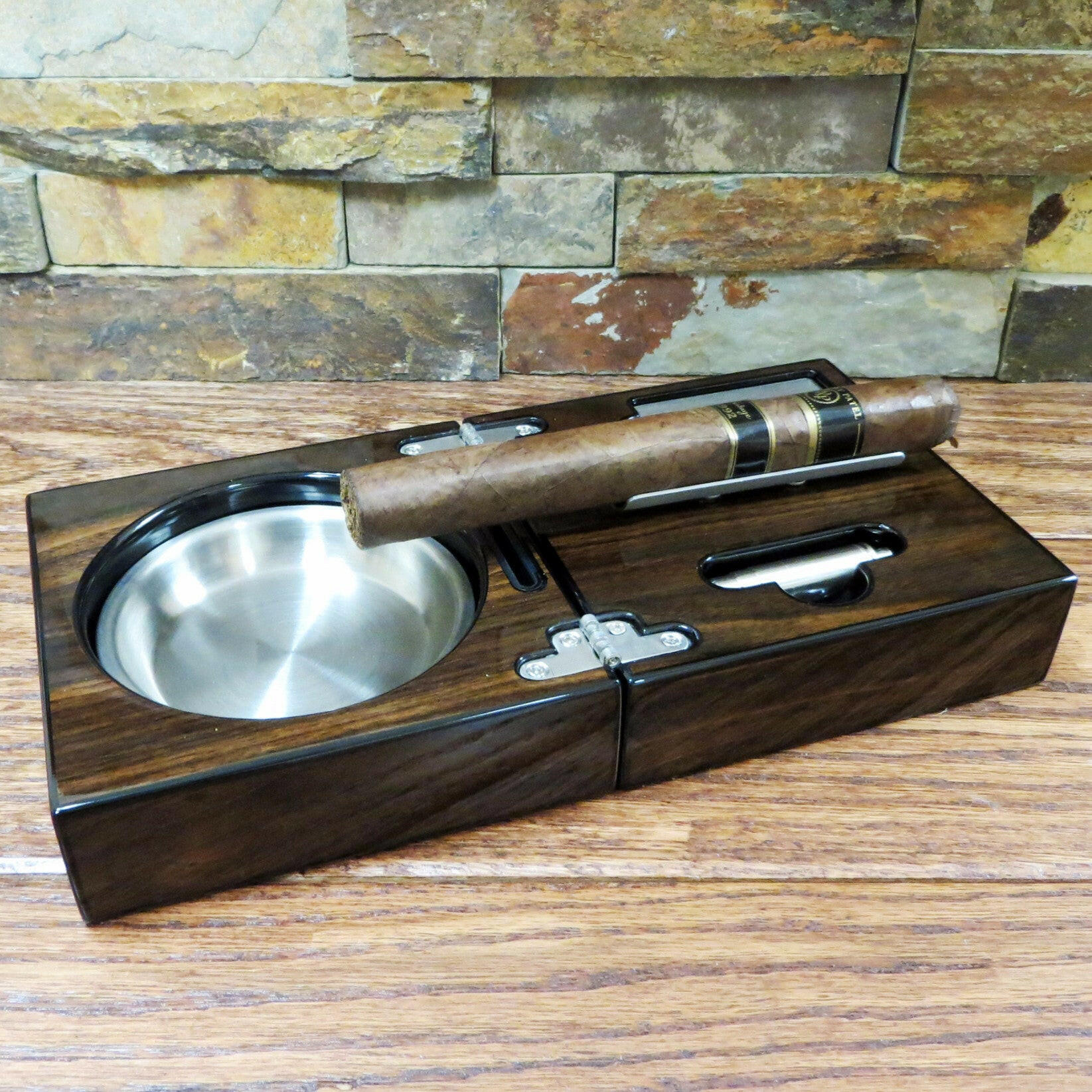 Personalized Cigar Ash Tray.