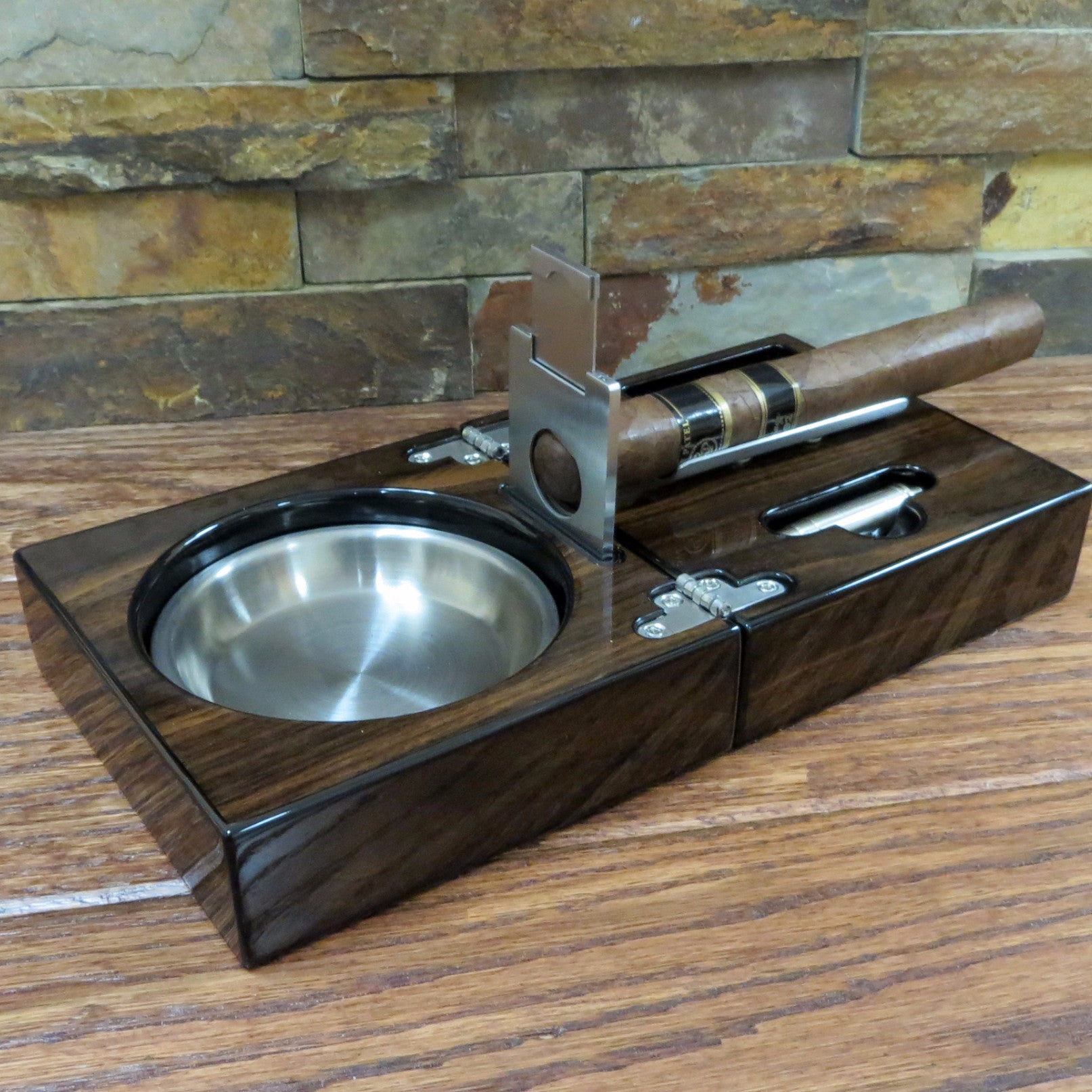 Personalized Cigar Ash Tray.