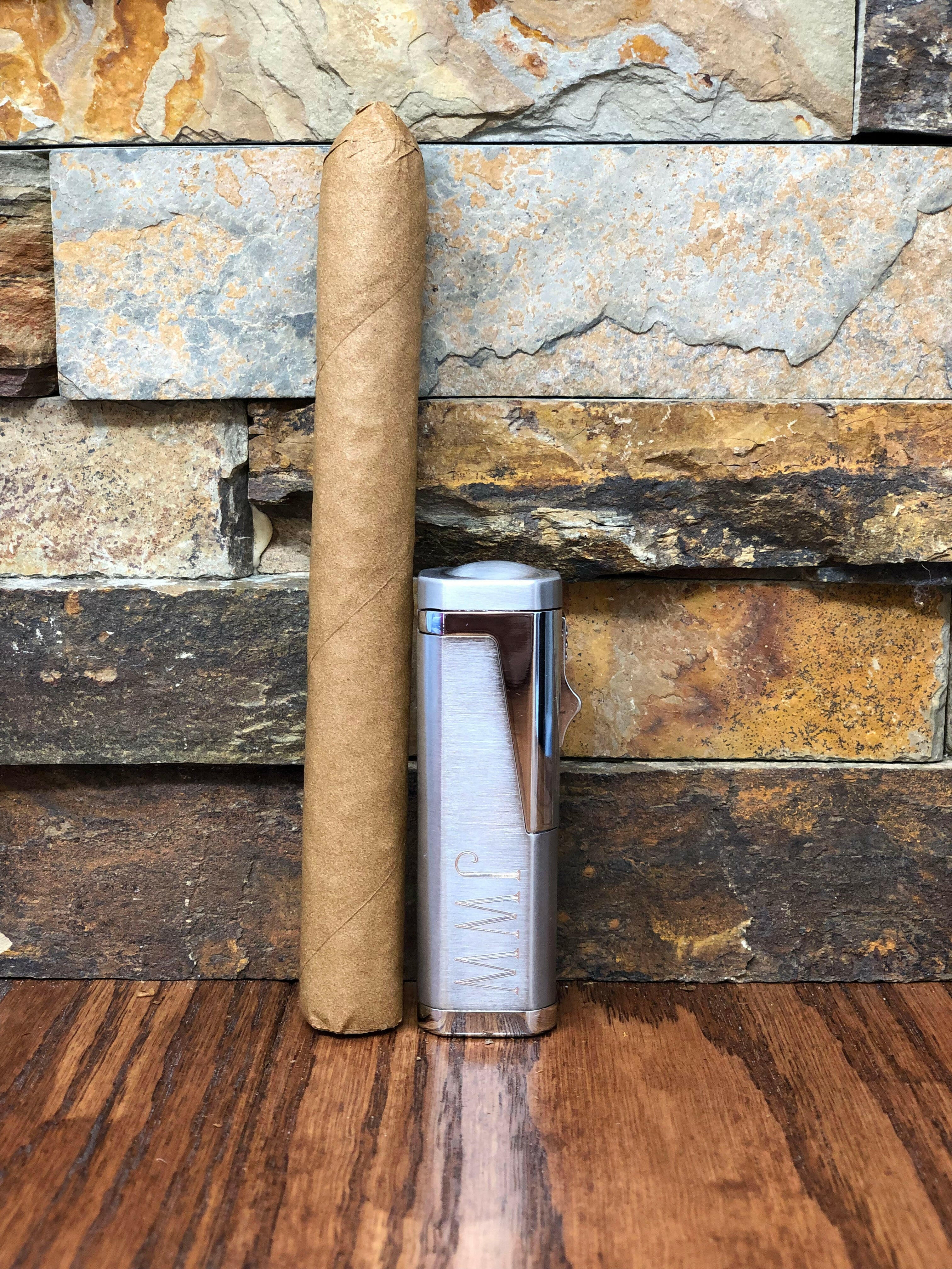 Cigar Lighter with Cigar Cutter Set.