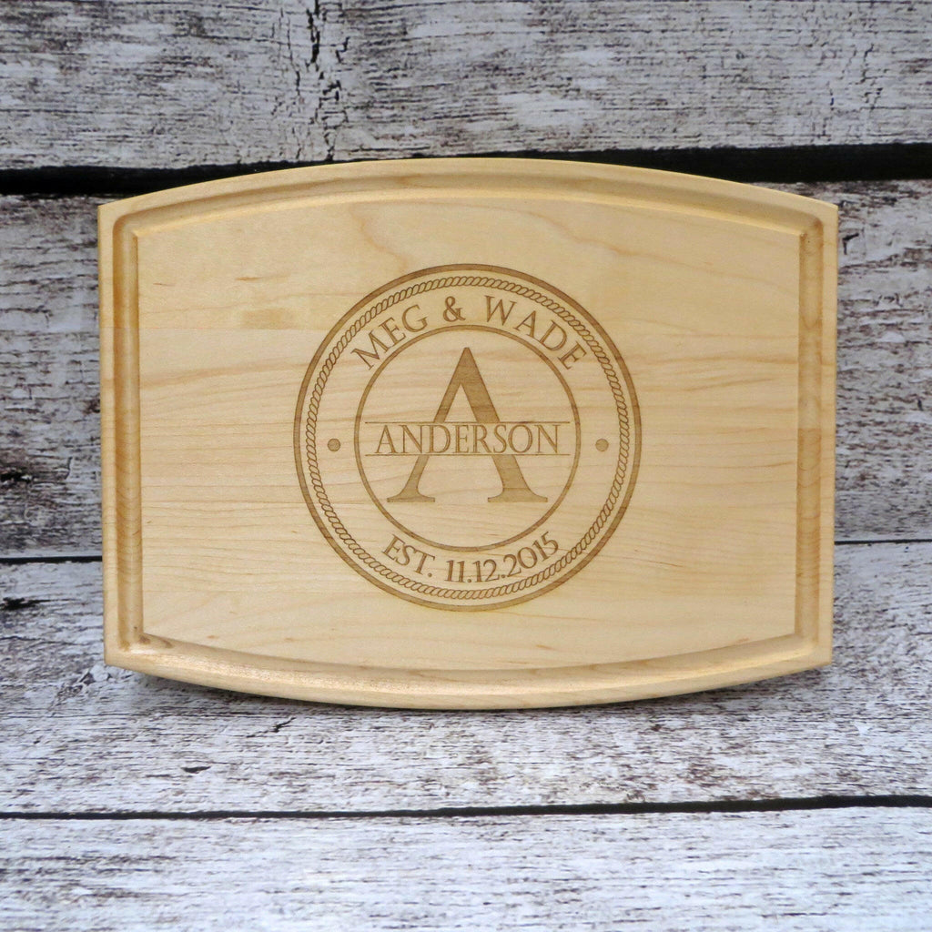 Personalized Family Name Cutting Board.