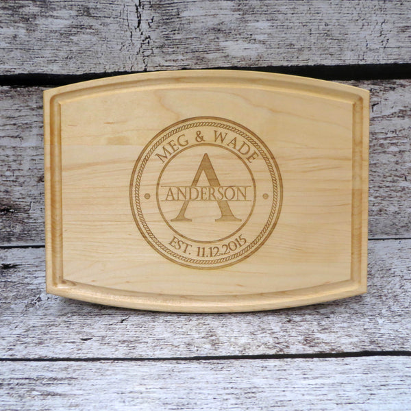 Personalized Family Name Cutting Board