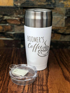 Stainless Steel Insulated Coffee Travel Mug.