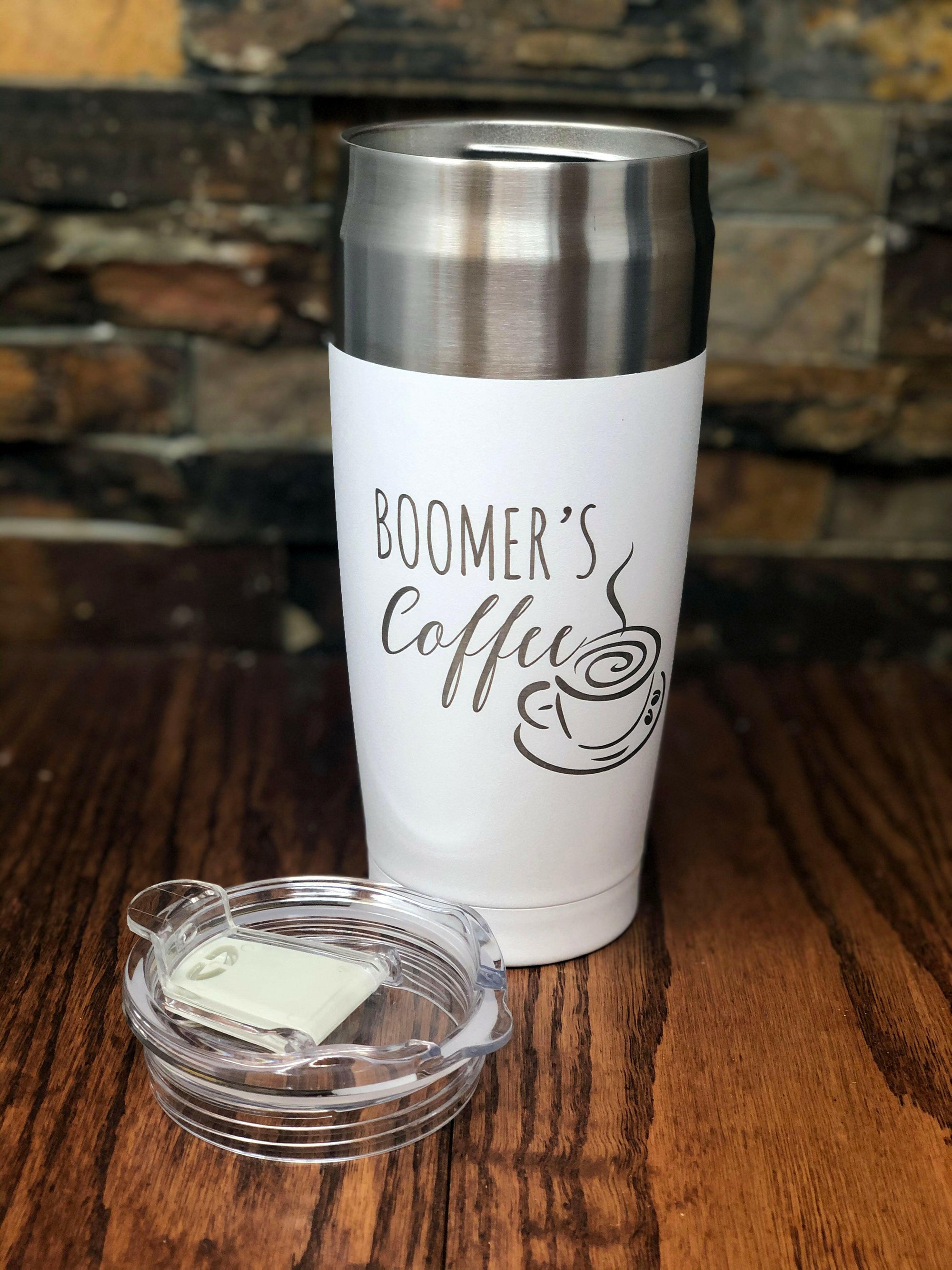Stainless Steel Insulated Coffee Travel Mug.