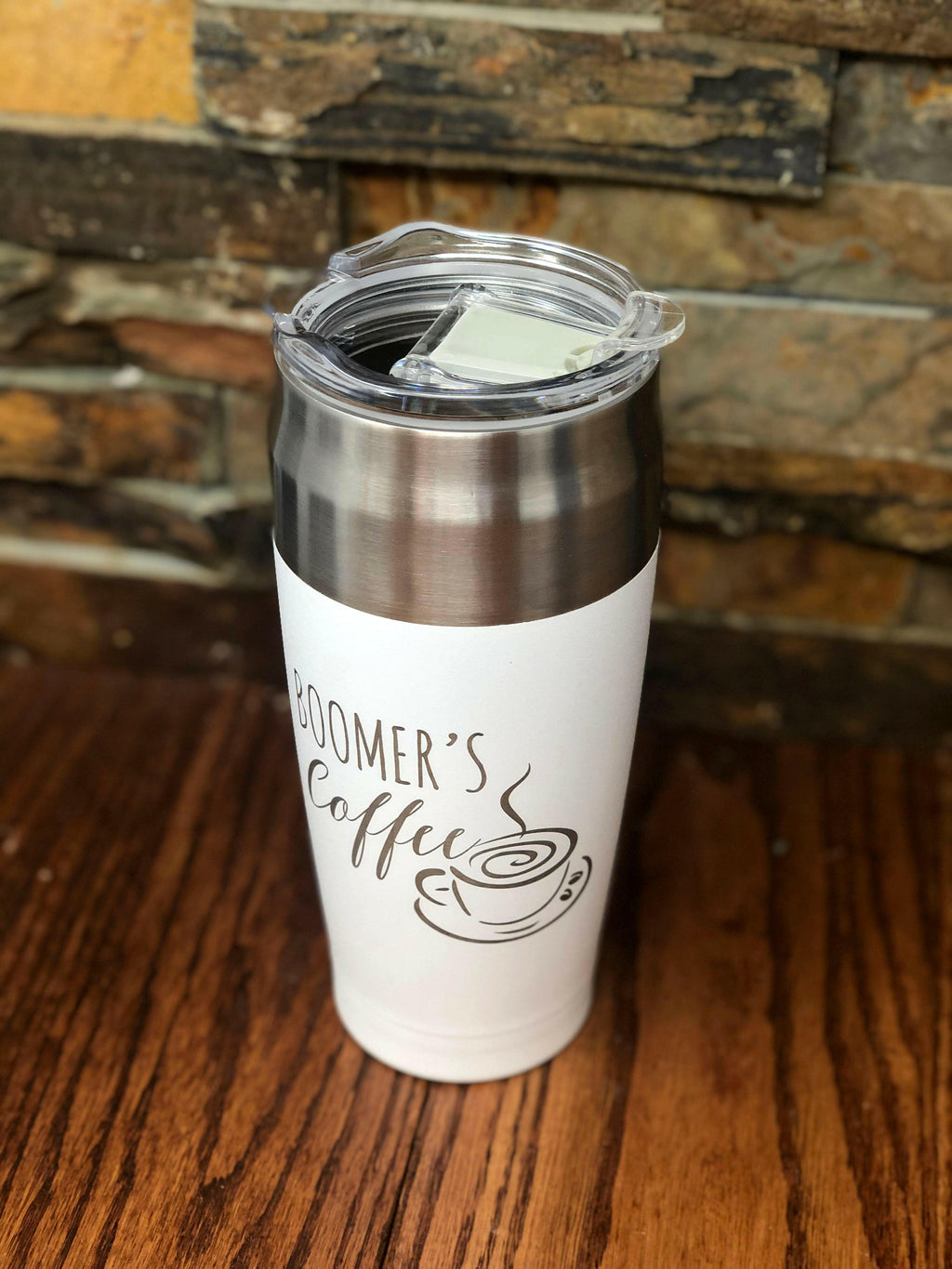 Stainless Steel Insulated Coffee Travel Mug.