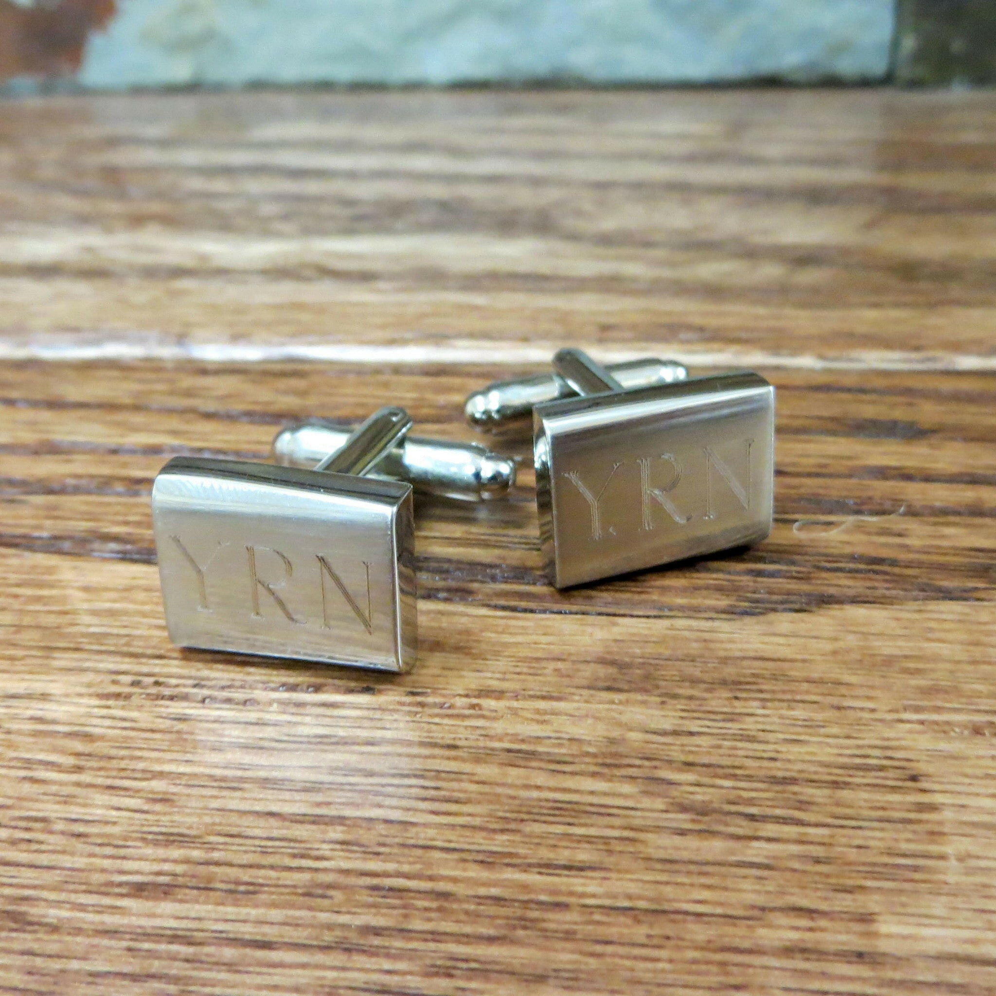 Personalized Cuff Links.