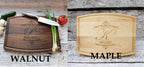 Owl Family Personalized Cutting Board.