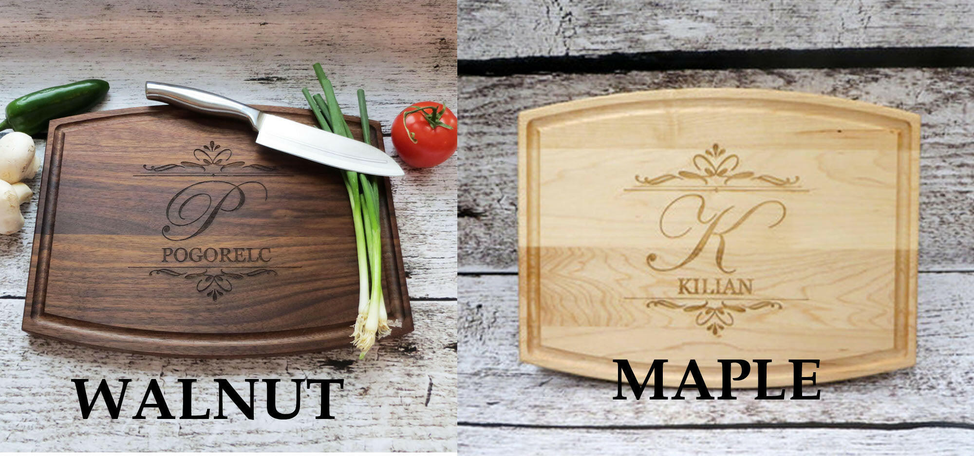 Owl Family Personalized Cutting Board.