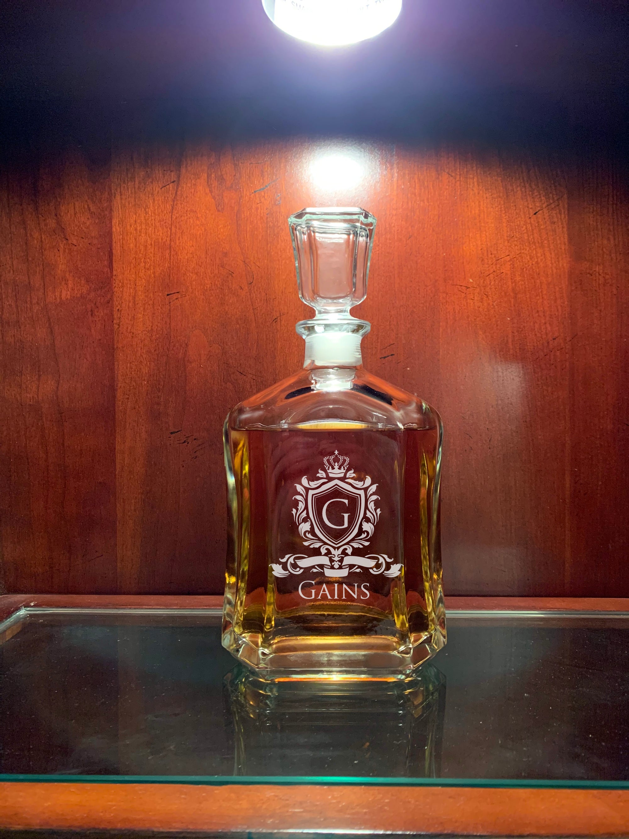 Personalized Whiskey Decanter