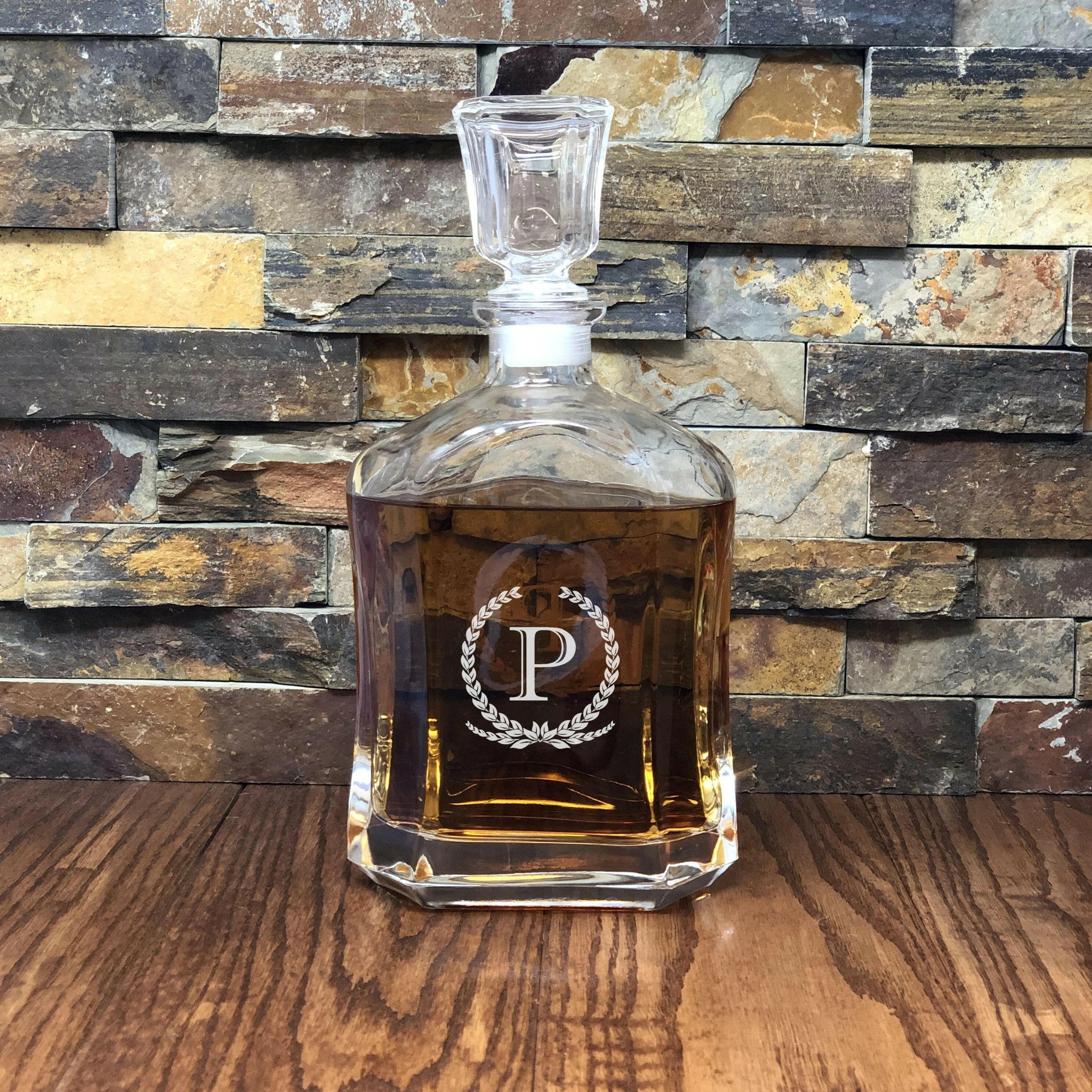 Personalized Whiskey Decanter.