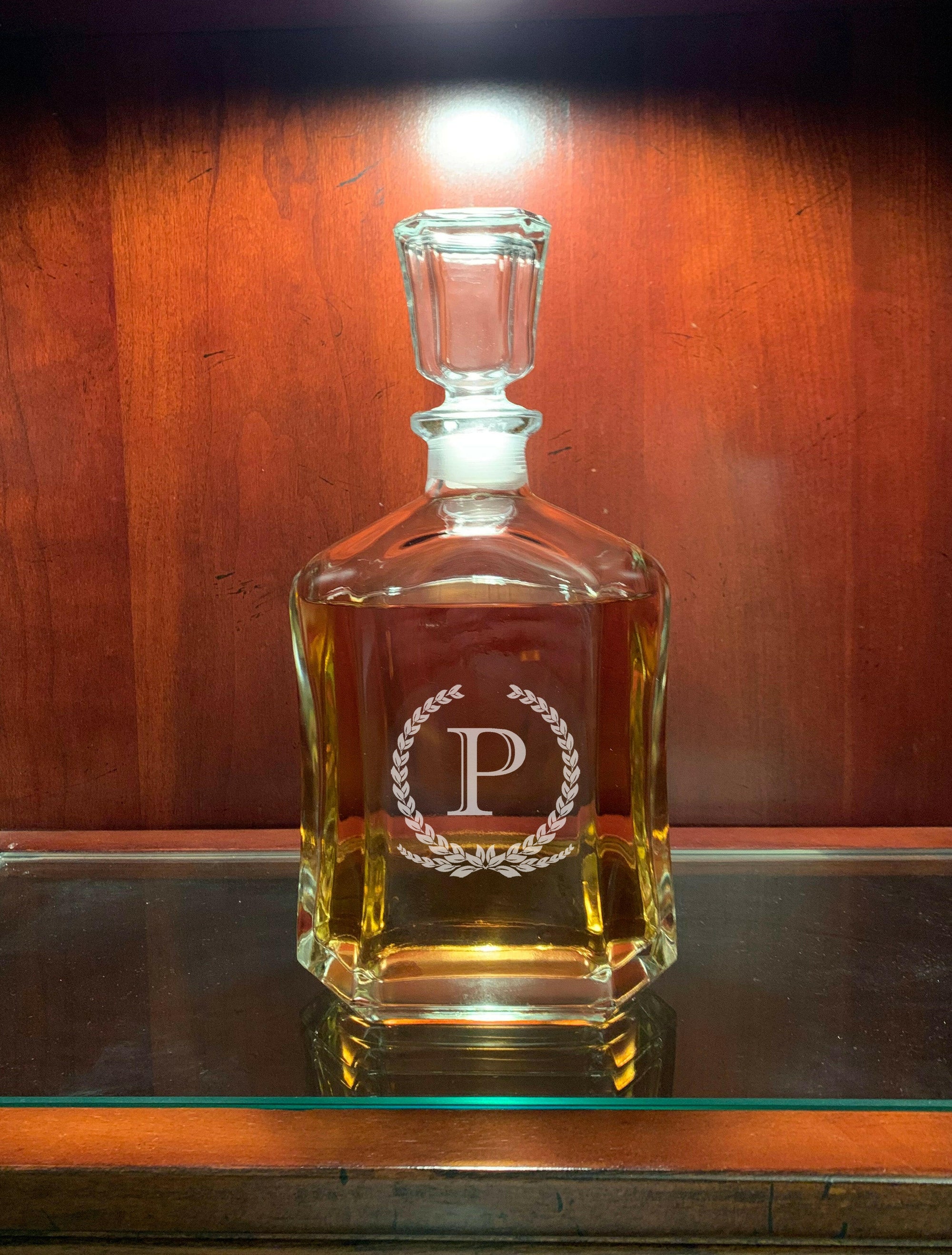 Personalized Whiskey Decanter.