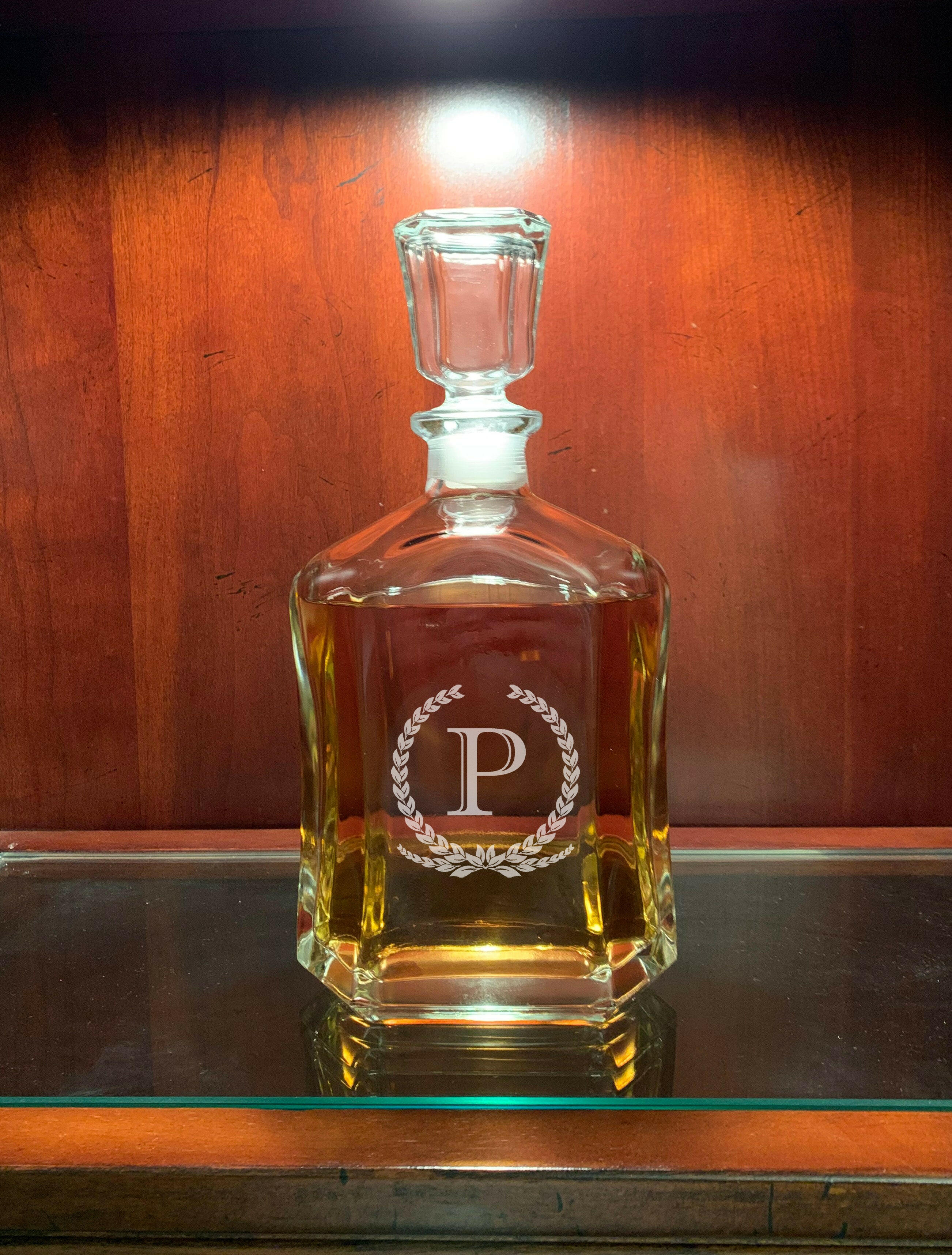 Personalized Whiskey Decanter.