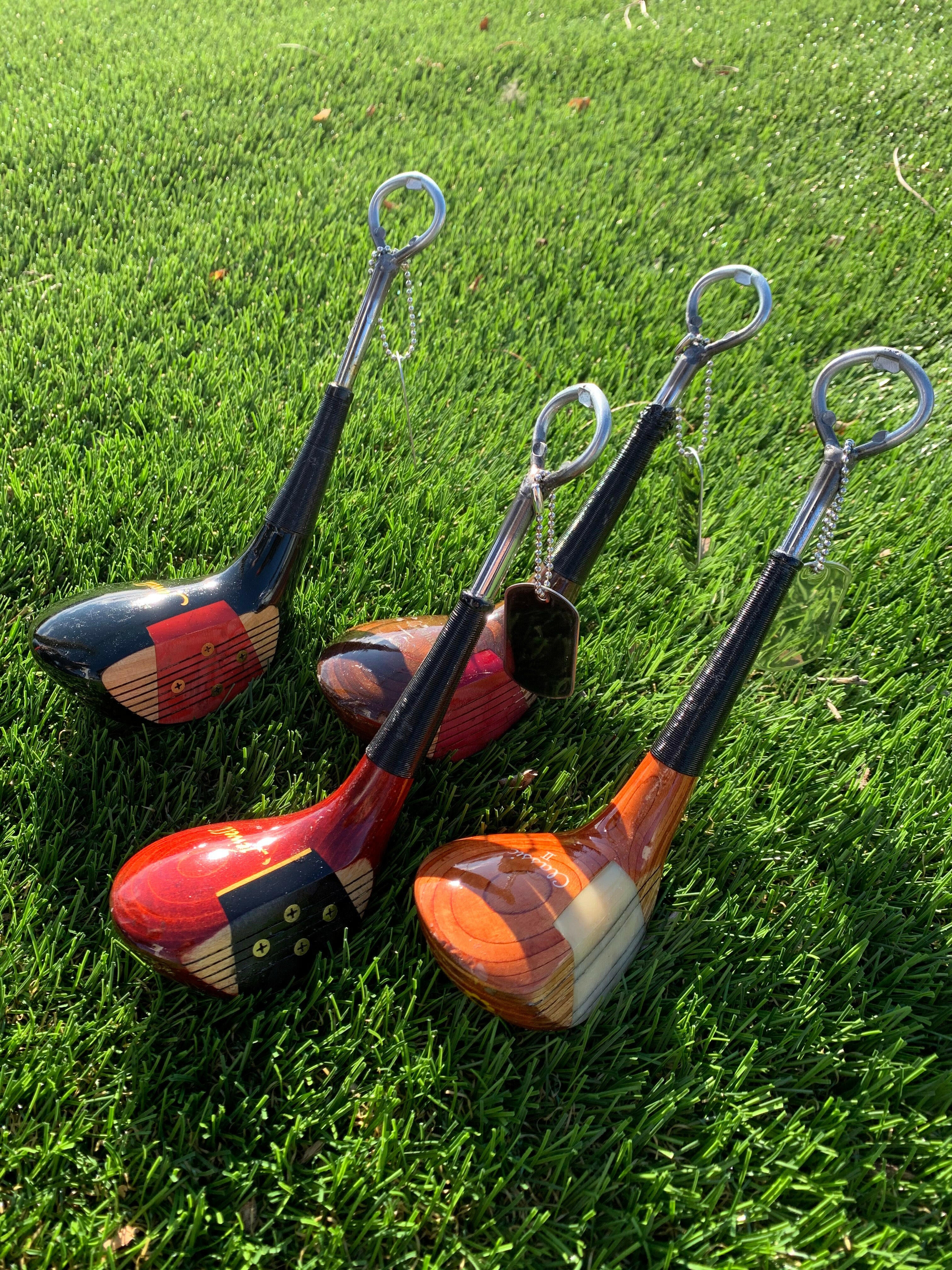 Golf Club Bottle Opener Personalized with Dog Tag.