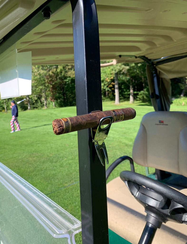 Personalized Golf Divot Tool with Cigar Holder