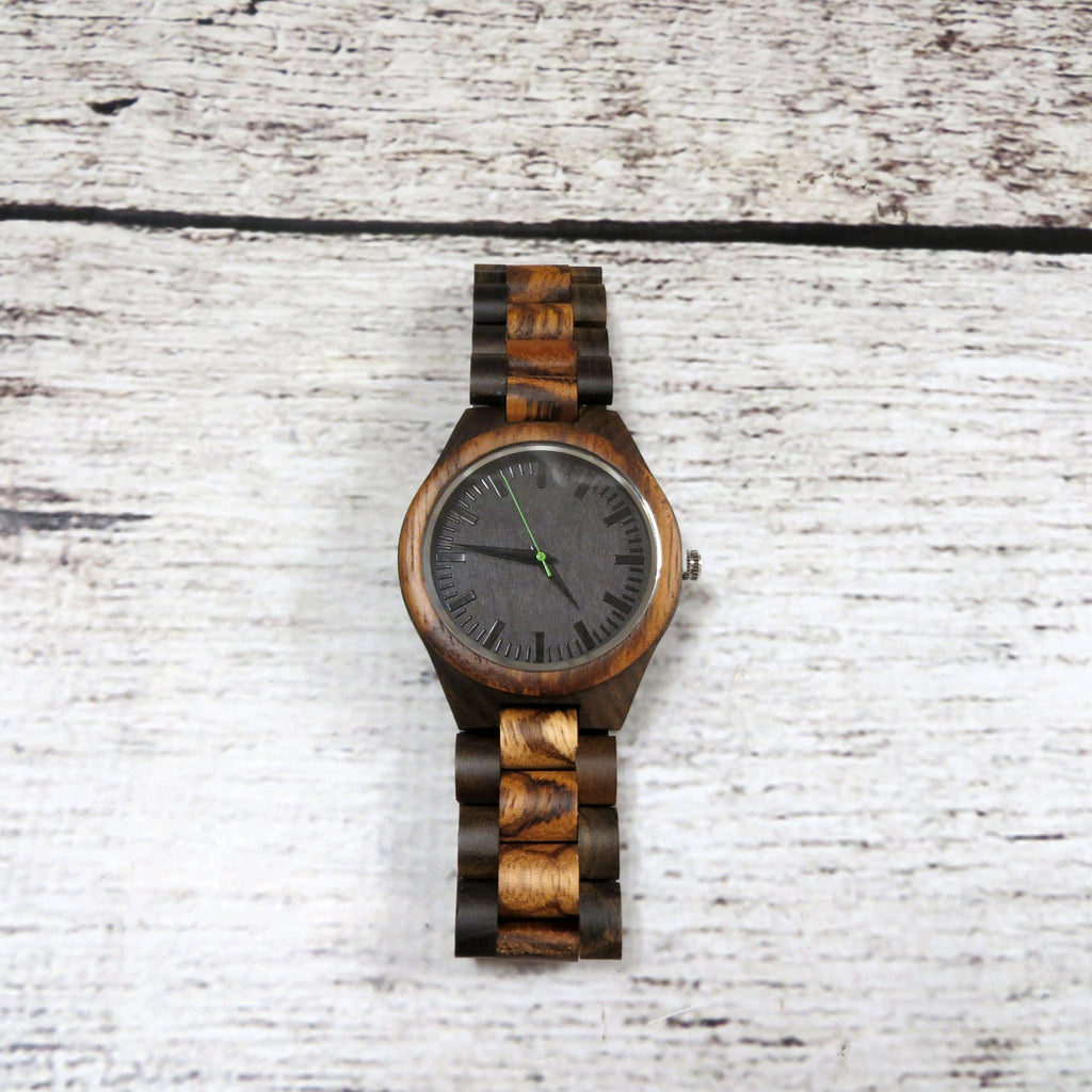 Personalized All Wood Wrist Watch.