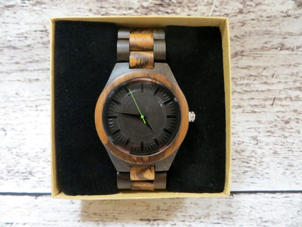 Personalized All Wood Wrist Watch.