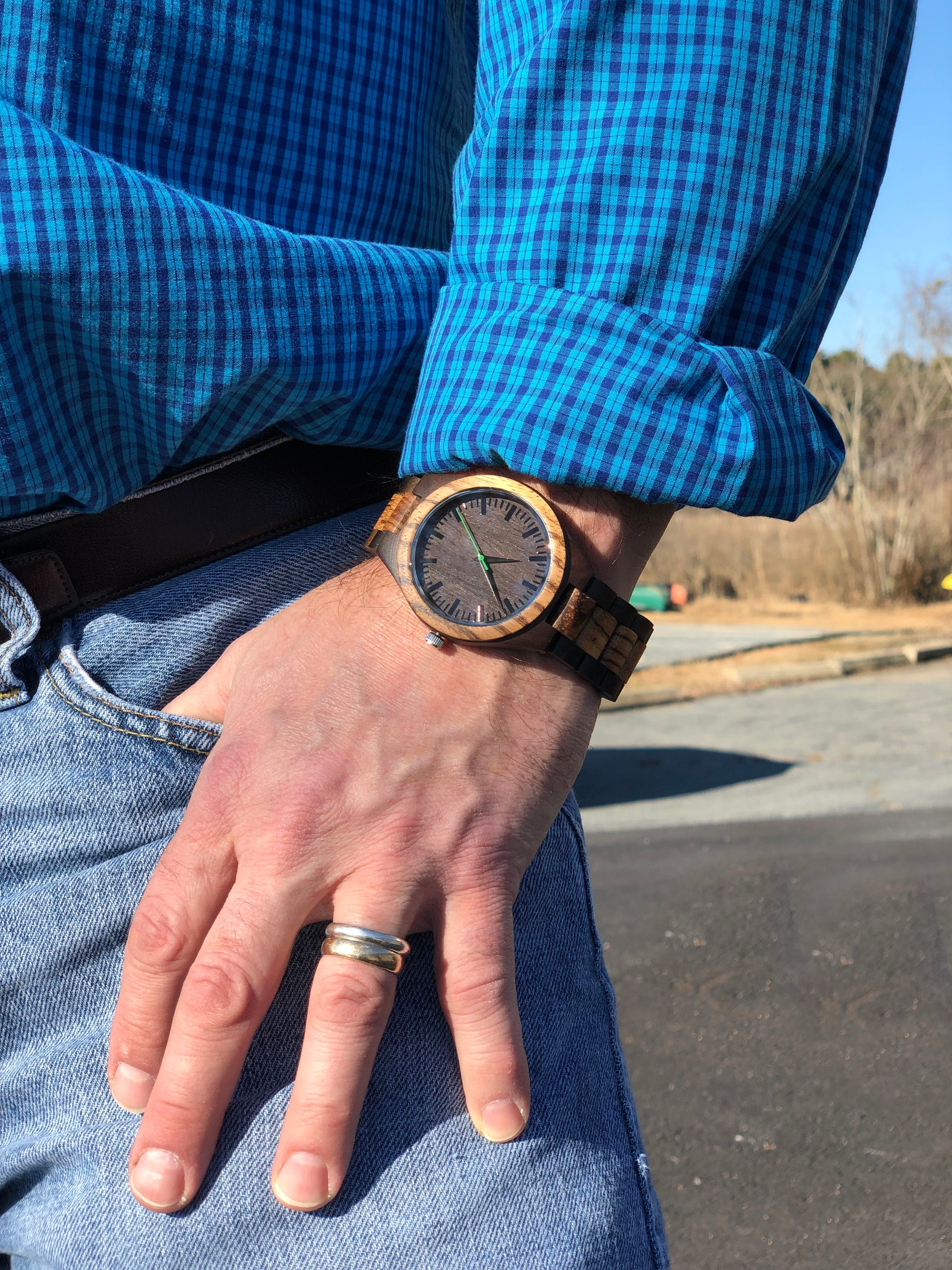 Personalized All Wood Wrist Watch