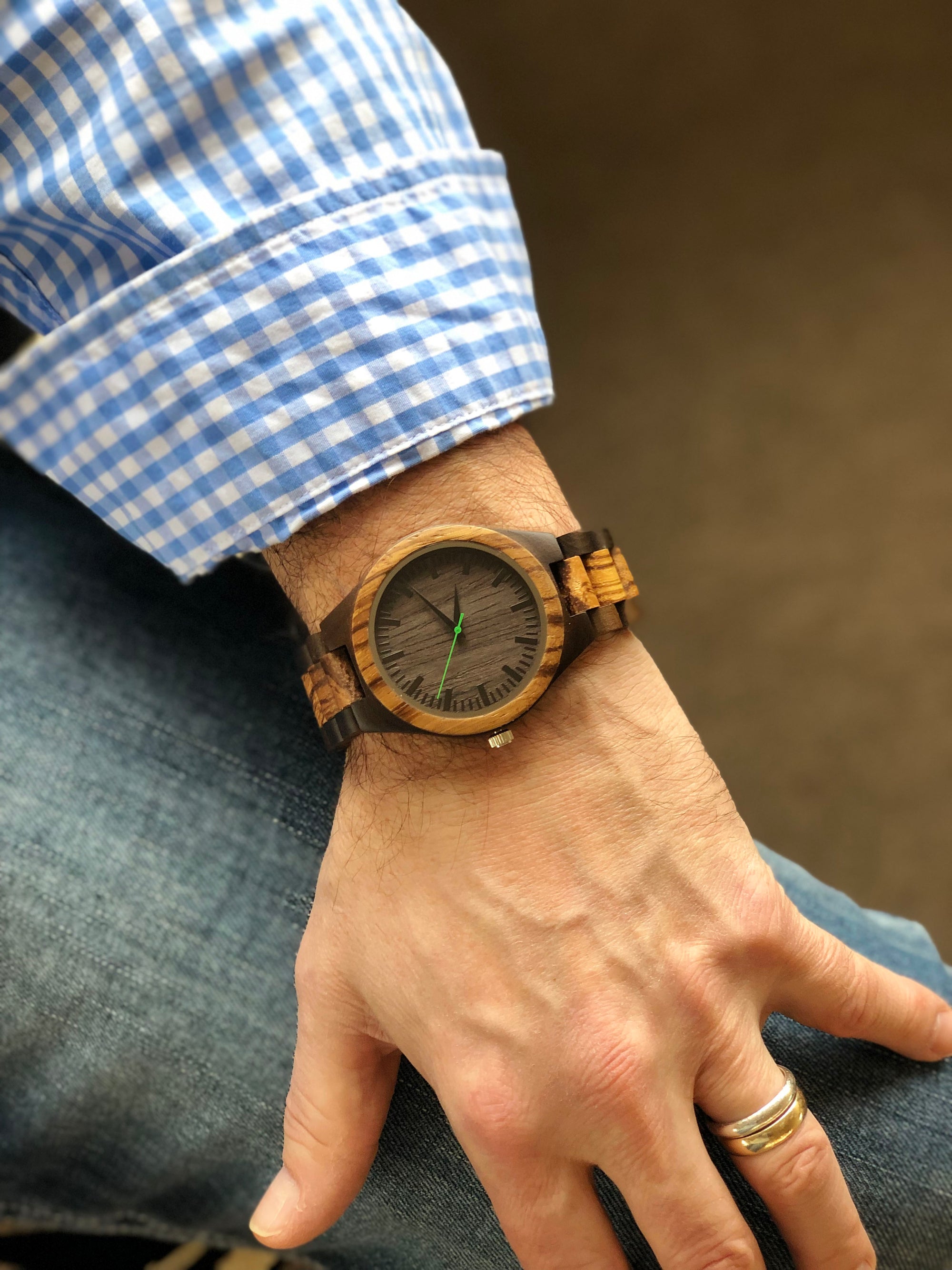 Personalized All Wood Wrist Watch