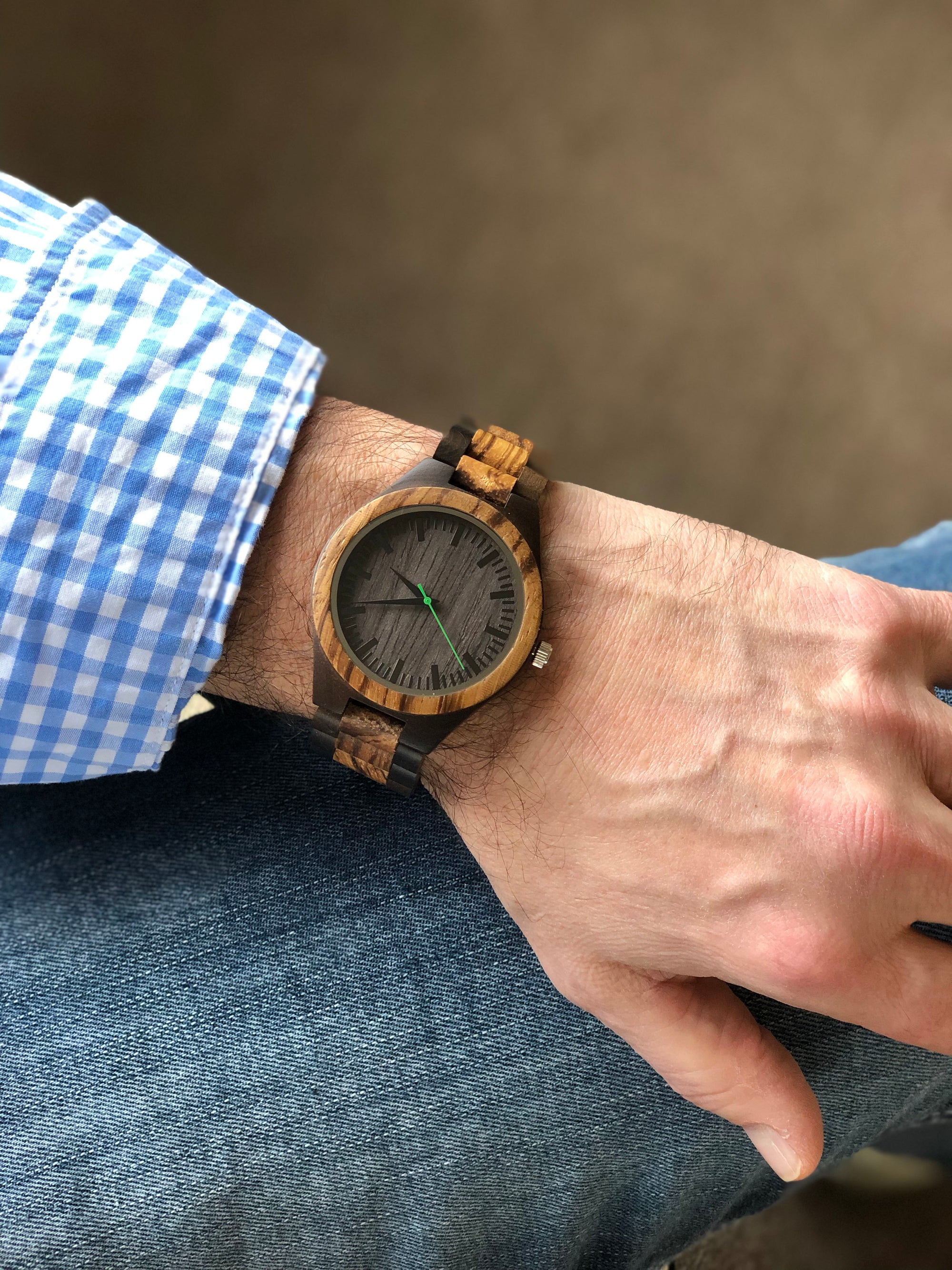 Personalized All Wood Wrist Watch