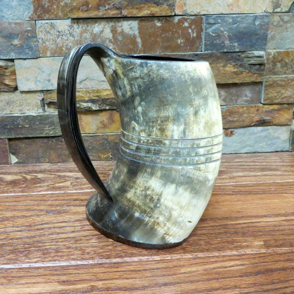 Authentic Buffalo Horn Personalized Beer Mug