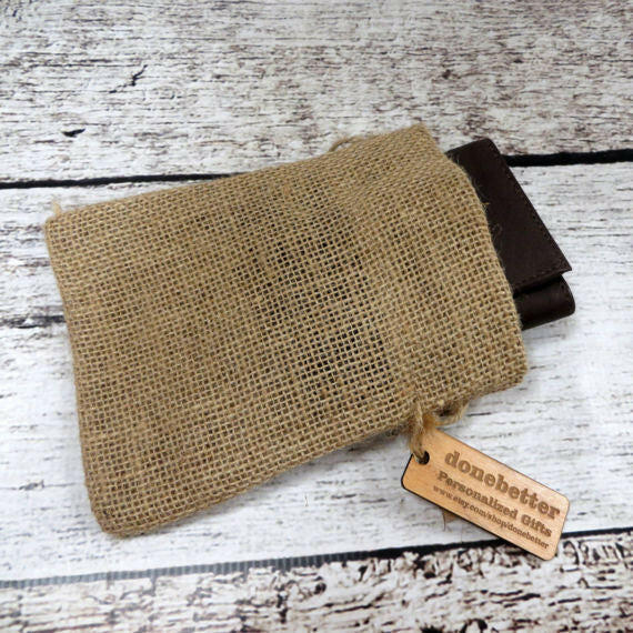 Tri Fold Personalized Mans Wallet.