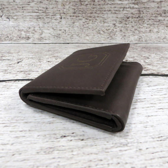 Leather Tri Fold Personalized Mans Wallet