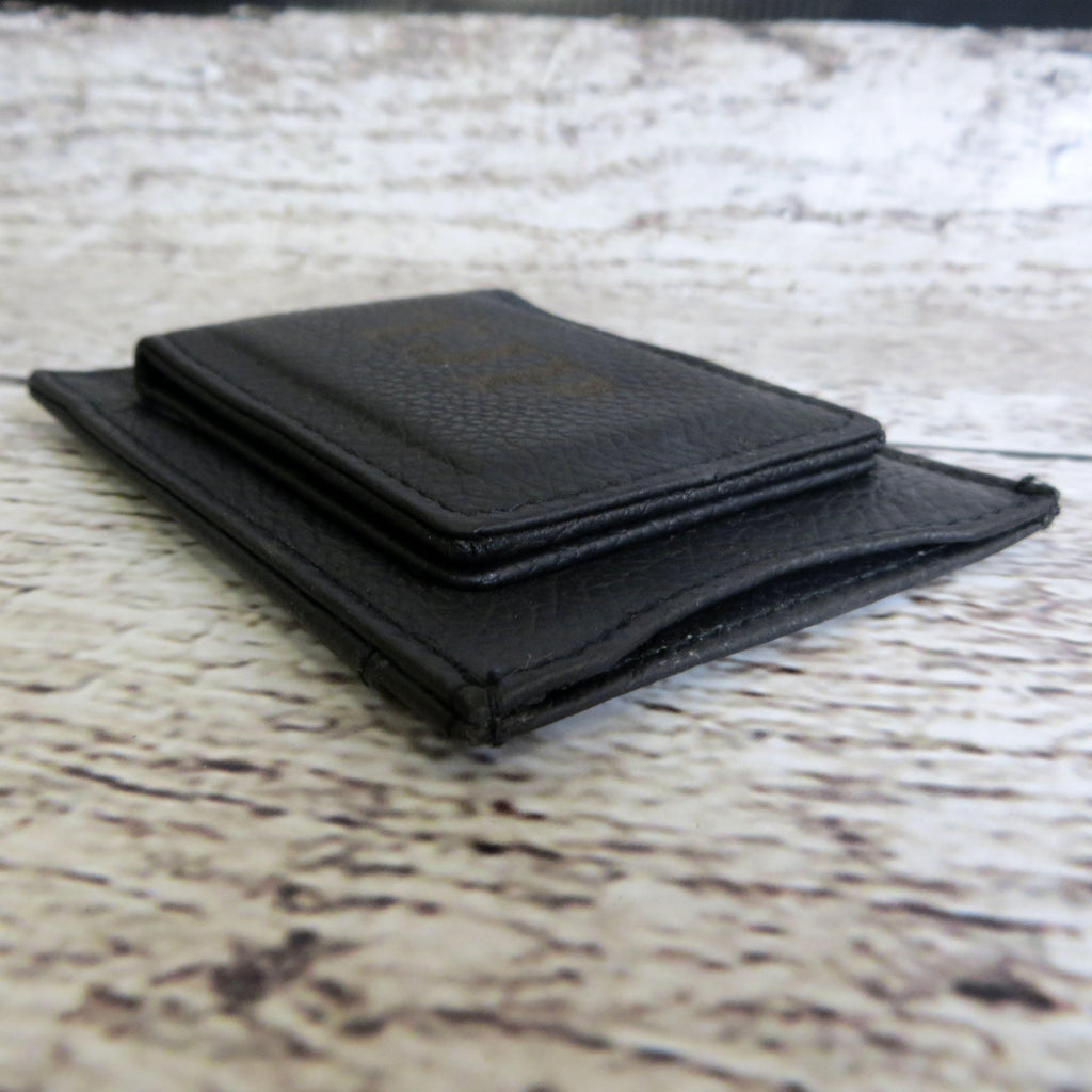 Personalized Leather Money Clip w/ Card Slots