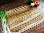 Teak Personalized Cutting Board.