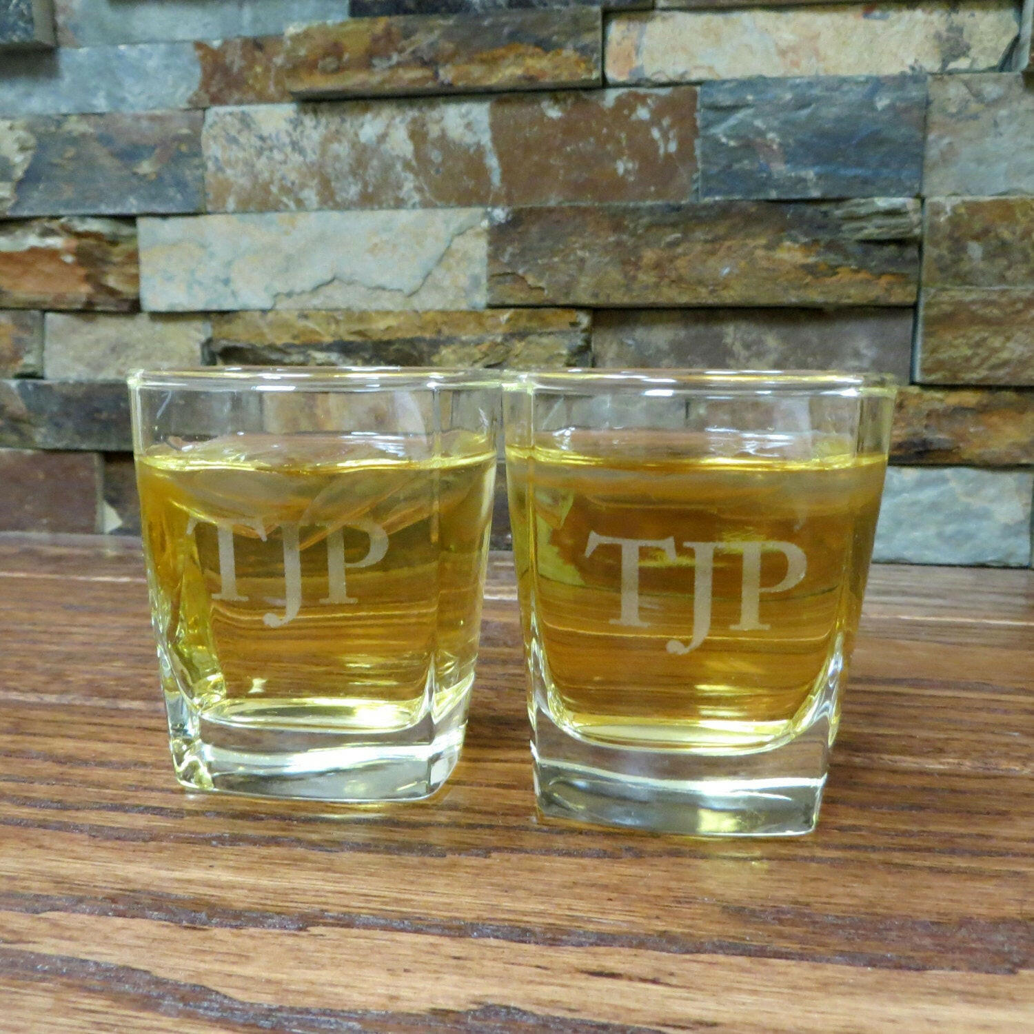 Personalized Whiskey Rocks Glass.