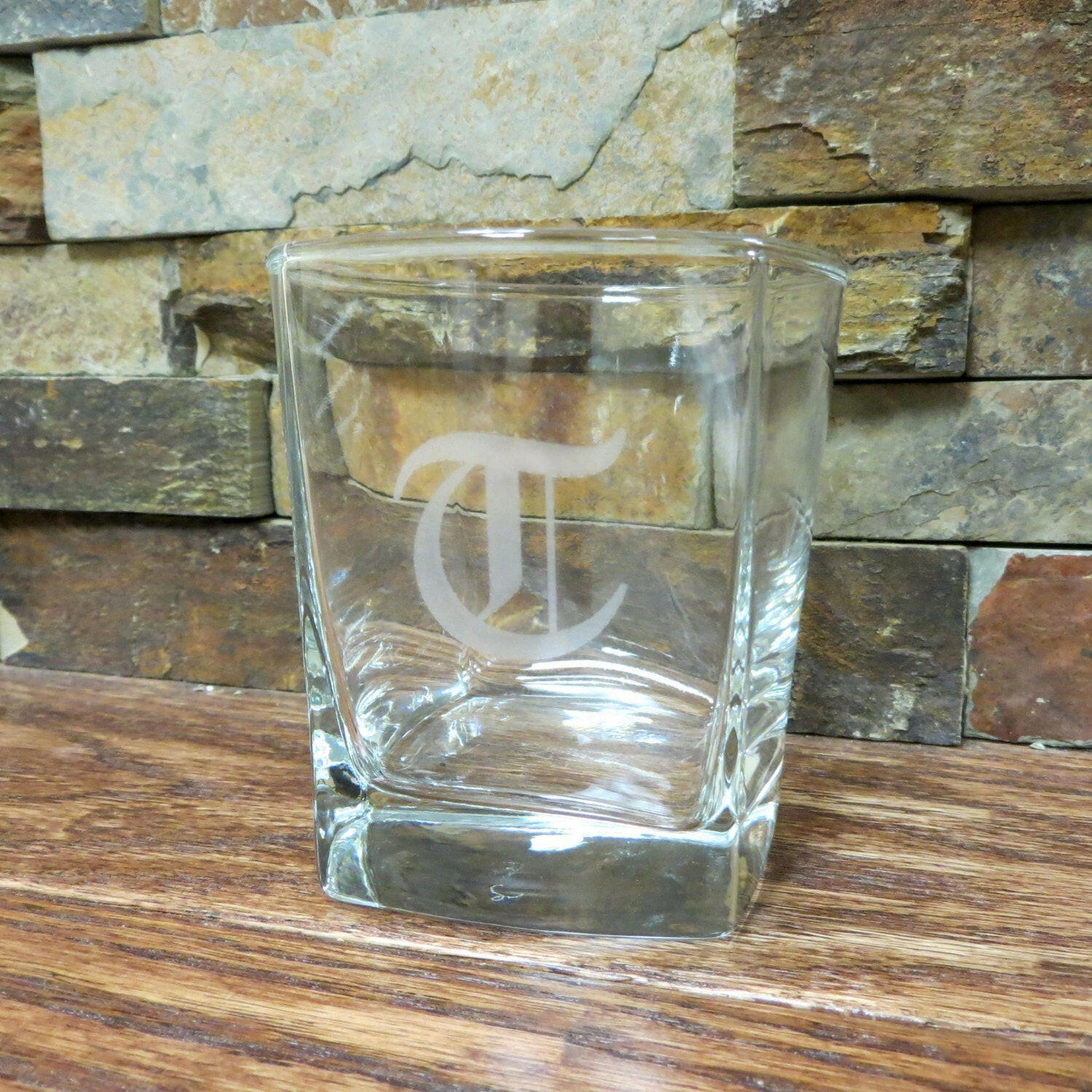 Personalized Whiskey Rocks Glass.