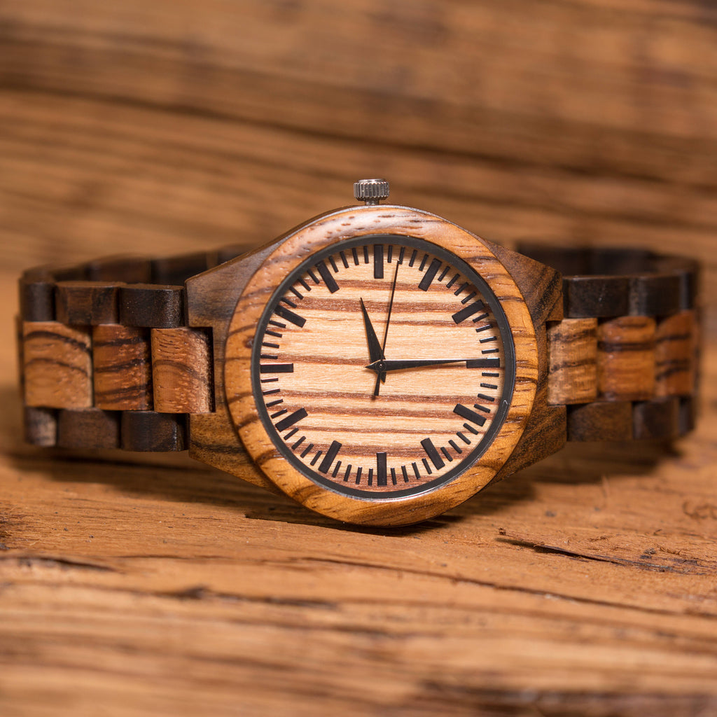 Personalized Wooden Wrist Watch for Men