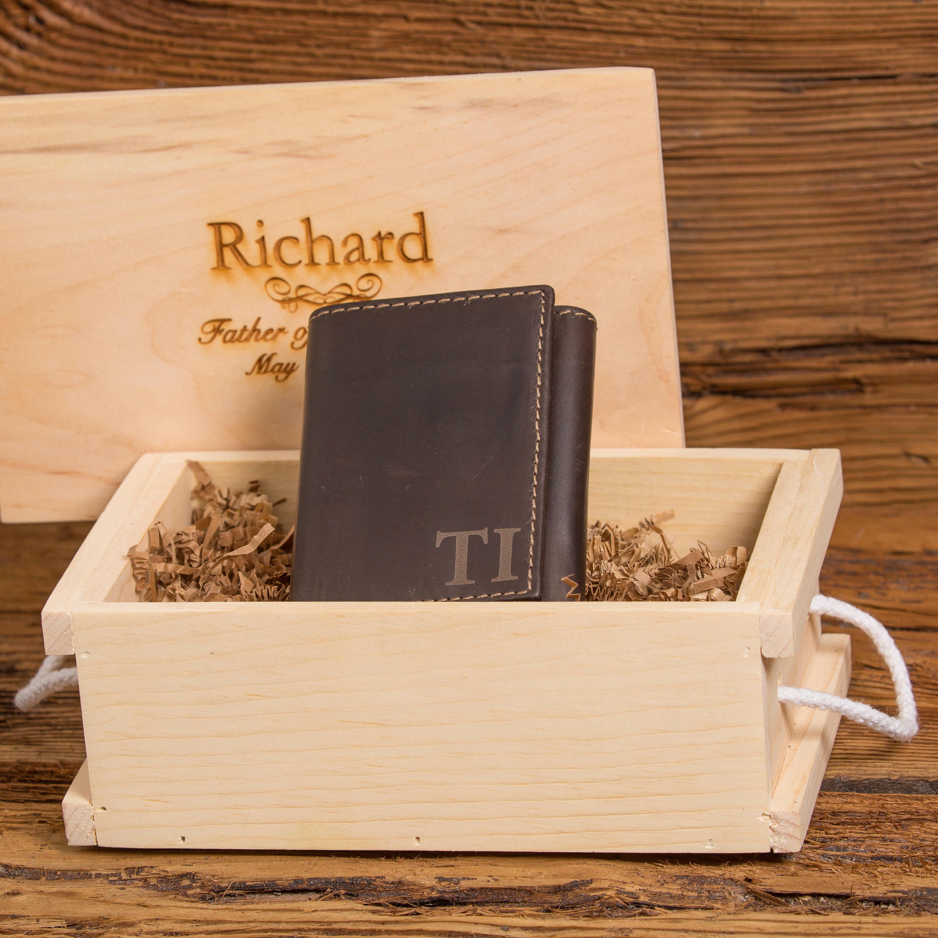 Monogram Wallet Gift Set.