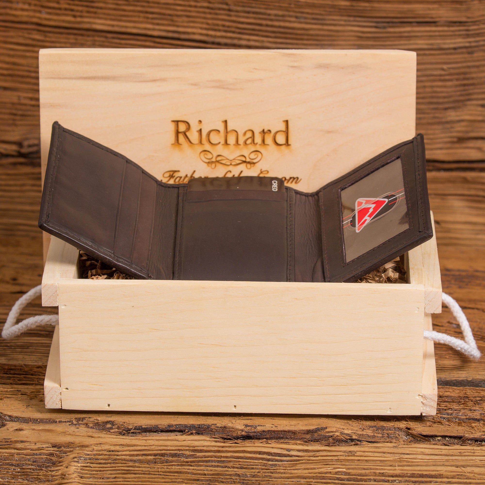 Monogram Wallet Gift Set