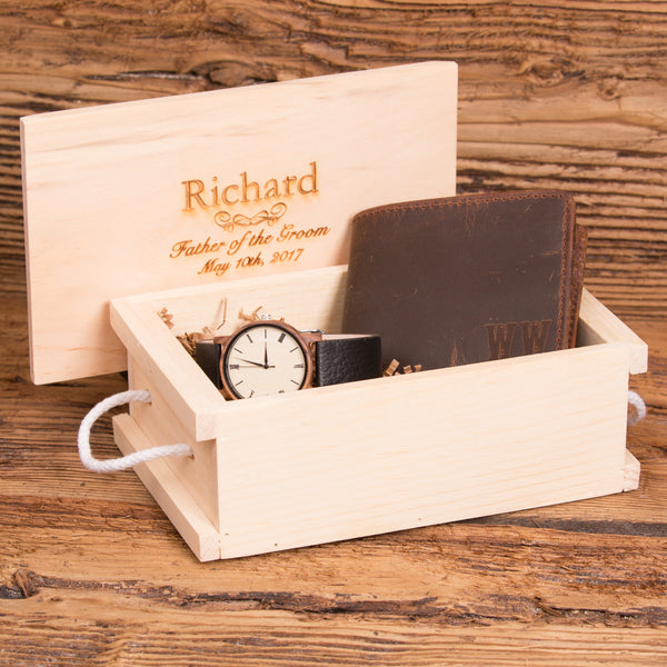 Simplistic Mens Watch and Wallet Gift Set