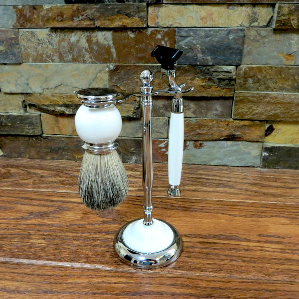 Custom Engraved Unique Shaving Set